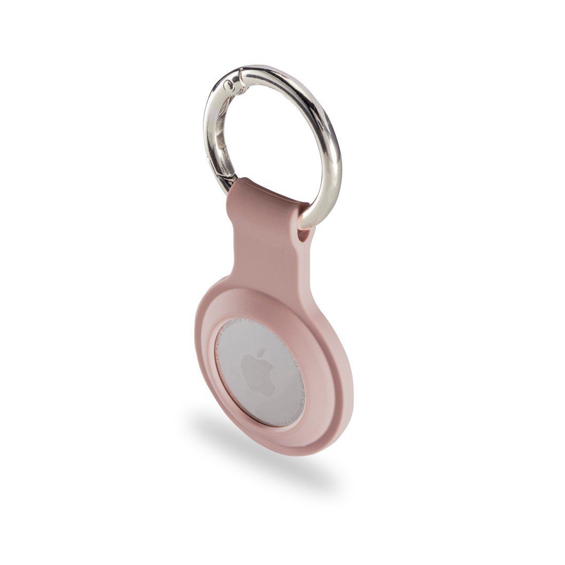 für Hama AirTag, Ortung, Schutzhülle, Silikon Schlüsselanhänger rosa Apple Schlüsselanhänger