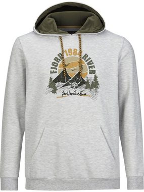 Jan Vanderstorm Kapuzensweatshirt NAVER +Fit Kollektion, Kängurutasche