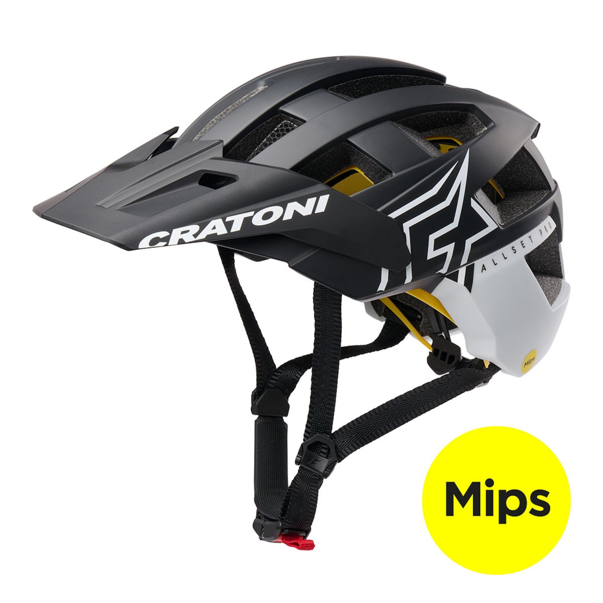Fahrradhelm Allset Pro MIPS Moutainbikehelm Trailhelm 360° Verstellsystem