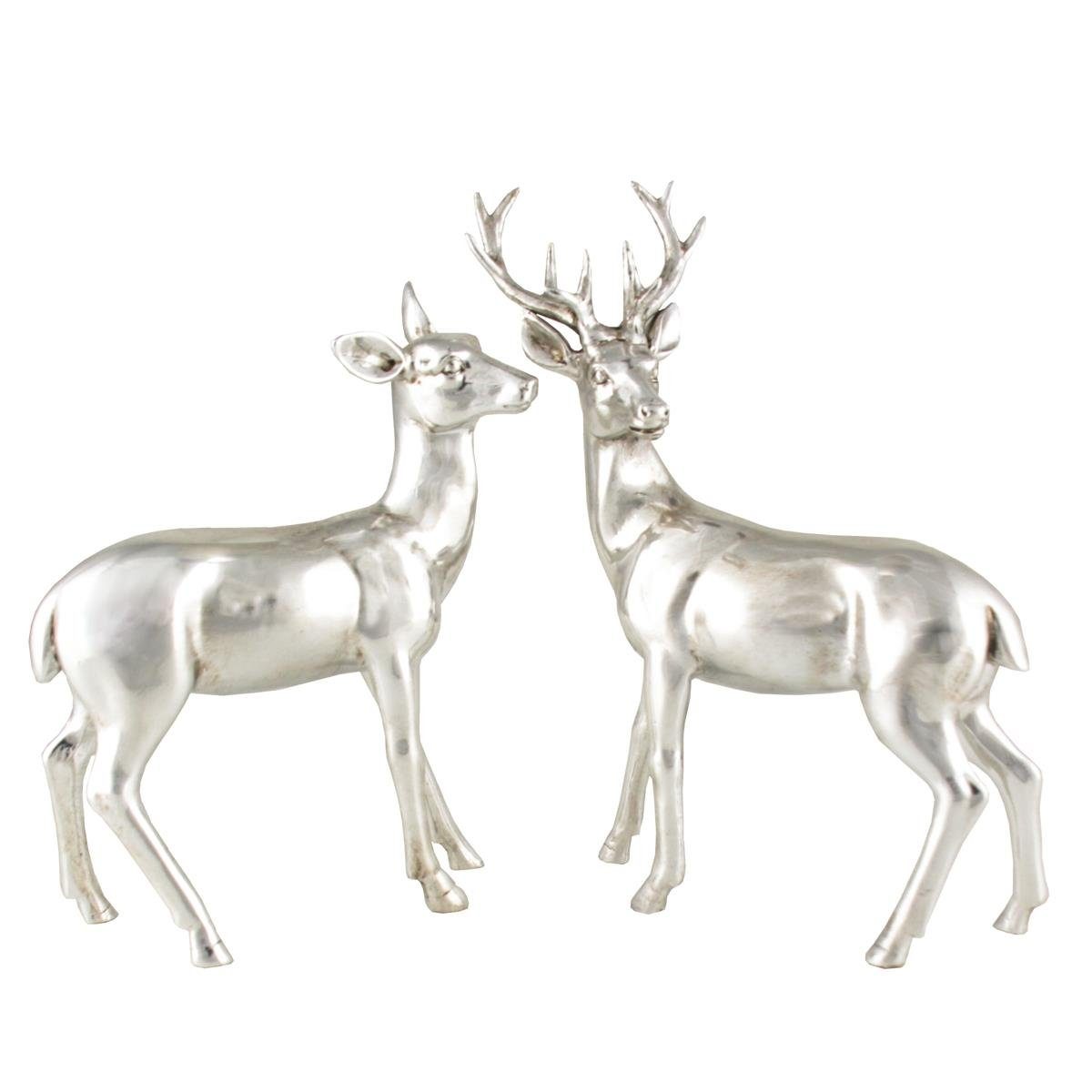440s Dekoobjekt 440s 2er-Set Hirsch und Hirschkuh stehend (Paar) günstig online kaufen