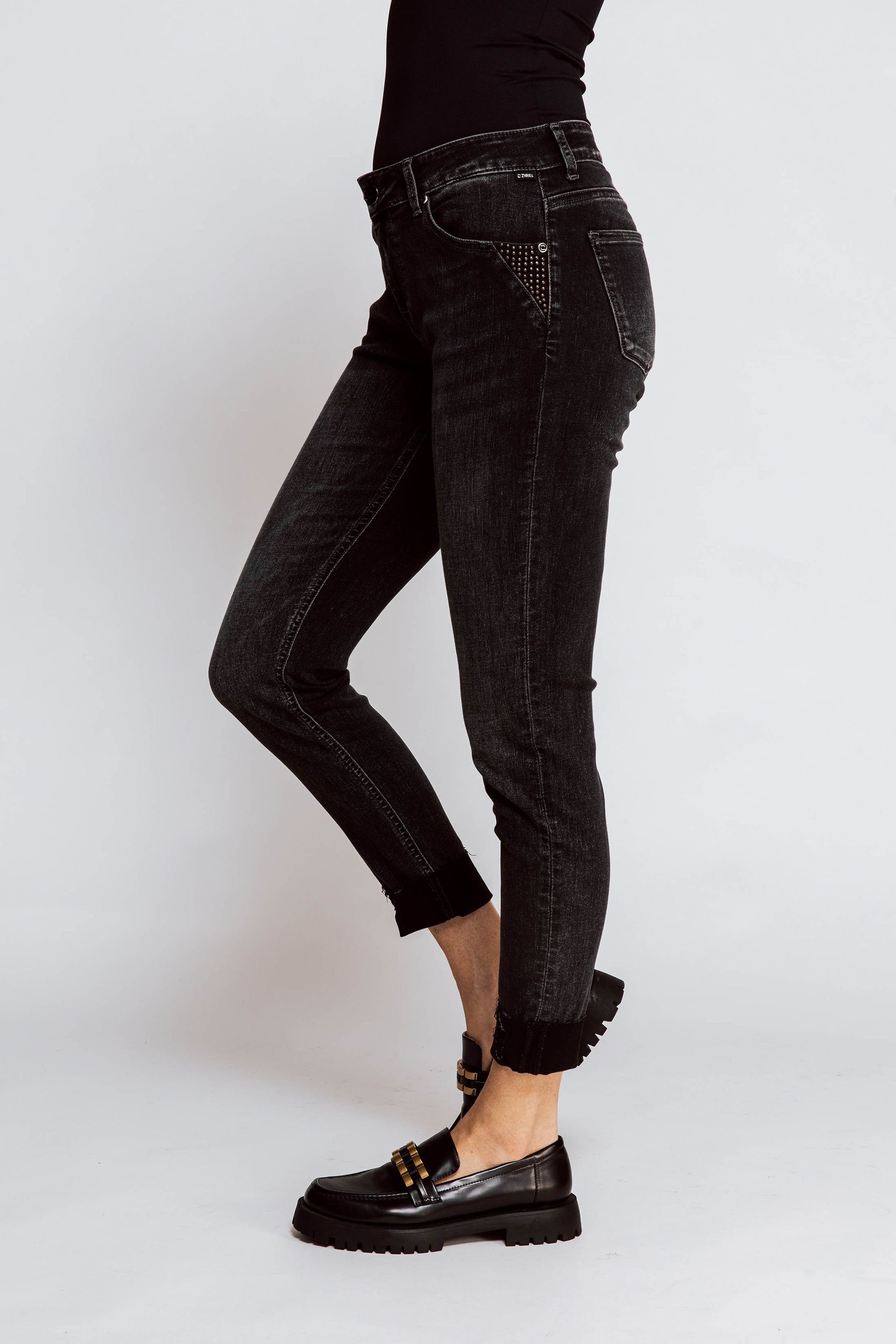 Zhrill Jeans Black NOVA Skinny Tragekomfort angenehmer Skinny-fit-Jeans