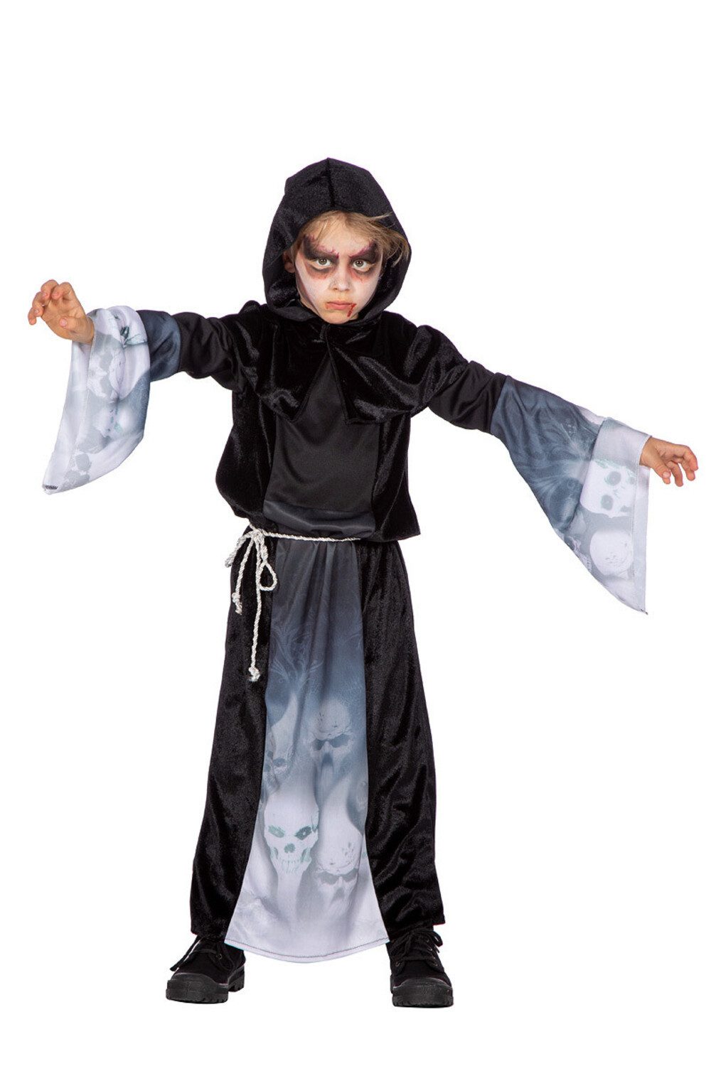 Wilbers Zauberer-Kostüm Halloween Kostüm Kinder Magier Karneval Jungen ...
