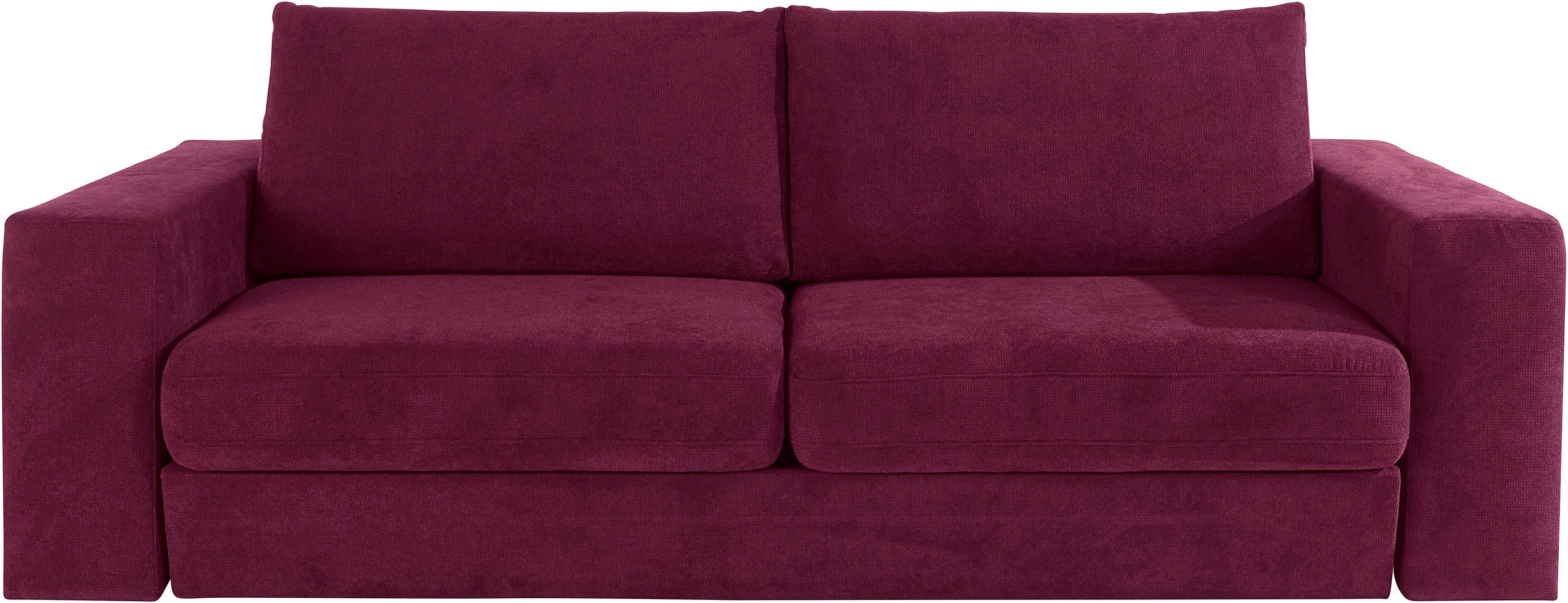 LOOKS by Wolfgang Joop 4-Sitzer Looksv, Verwandlungssofa: aus Sofa wird Sofa mit 2 Hockern