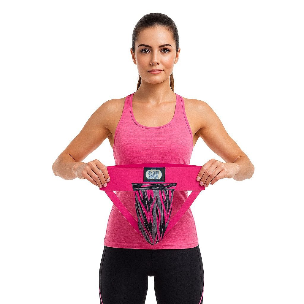 BAY-Sports Tiefschutz Soft Damen Suspensorium Frauen Mädchen pink Tiefschützer Kampfsport (Stück), XS-XL für Mädchen und Damen, Soft Ausführung, besonderer Tragekomfort