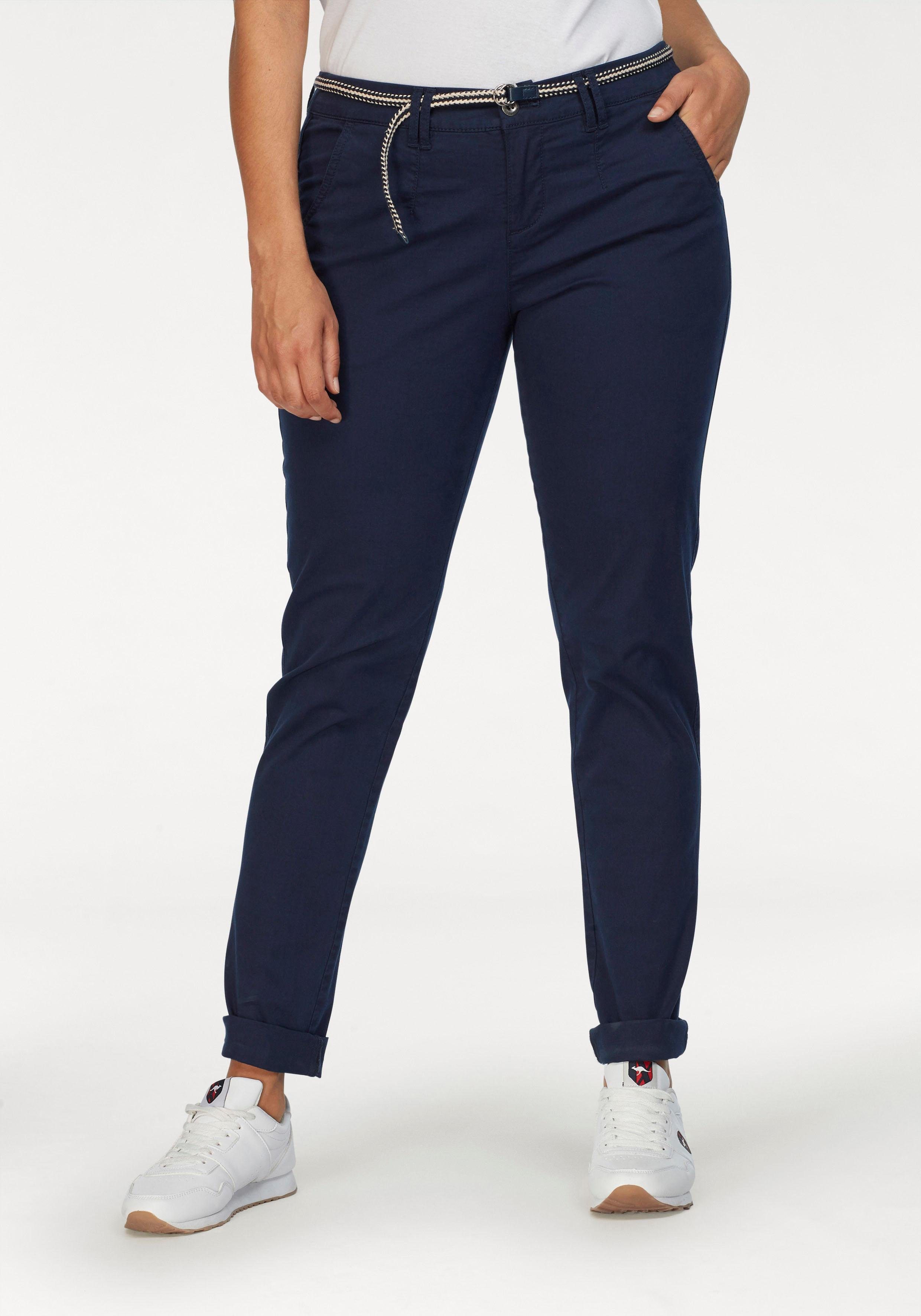 KangaROOS Chinohose (Set, 2-tlg., mit Gürtel) günstig online kaufen