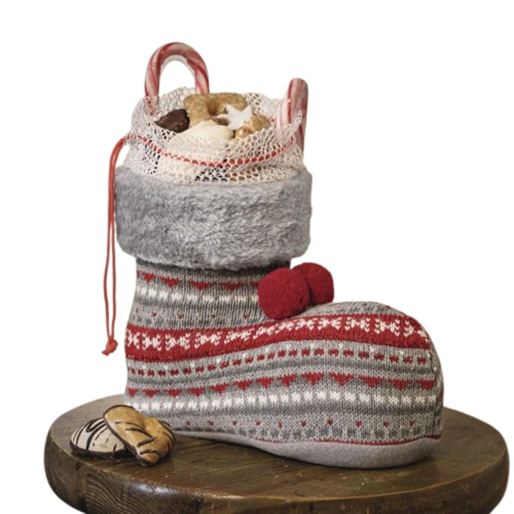 Home-trends24.de Nikolausstiefel Nikolausstiefel Stiefel Befüllen Nikolaus Weihnachten Strumpf
