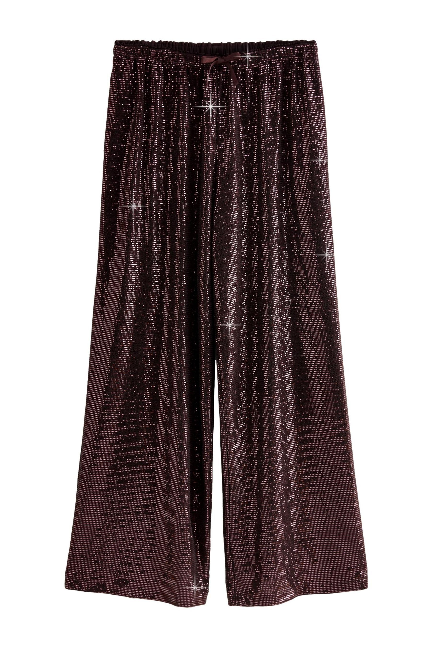 Next Palazzohose Paillettenhose mit weitem Bein, günstig online kaufen