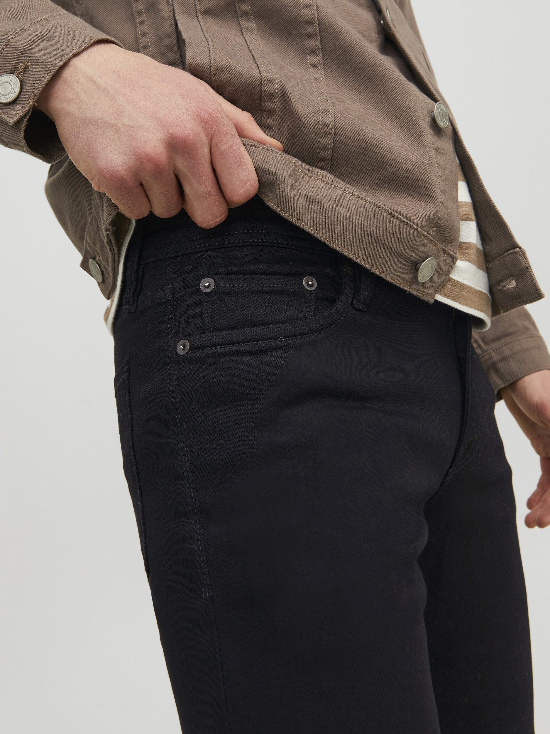 Jack & Jones Bequeme Jeans JJIGLENN JJFELIX GE 046 50SPS NOOS