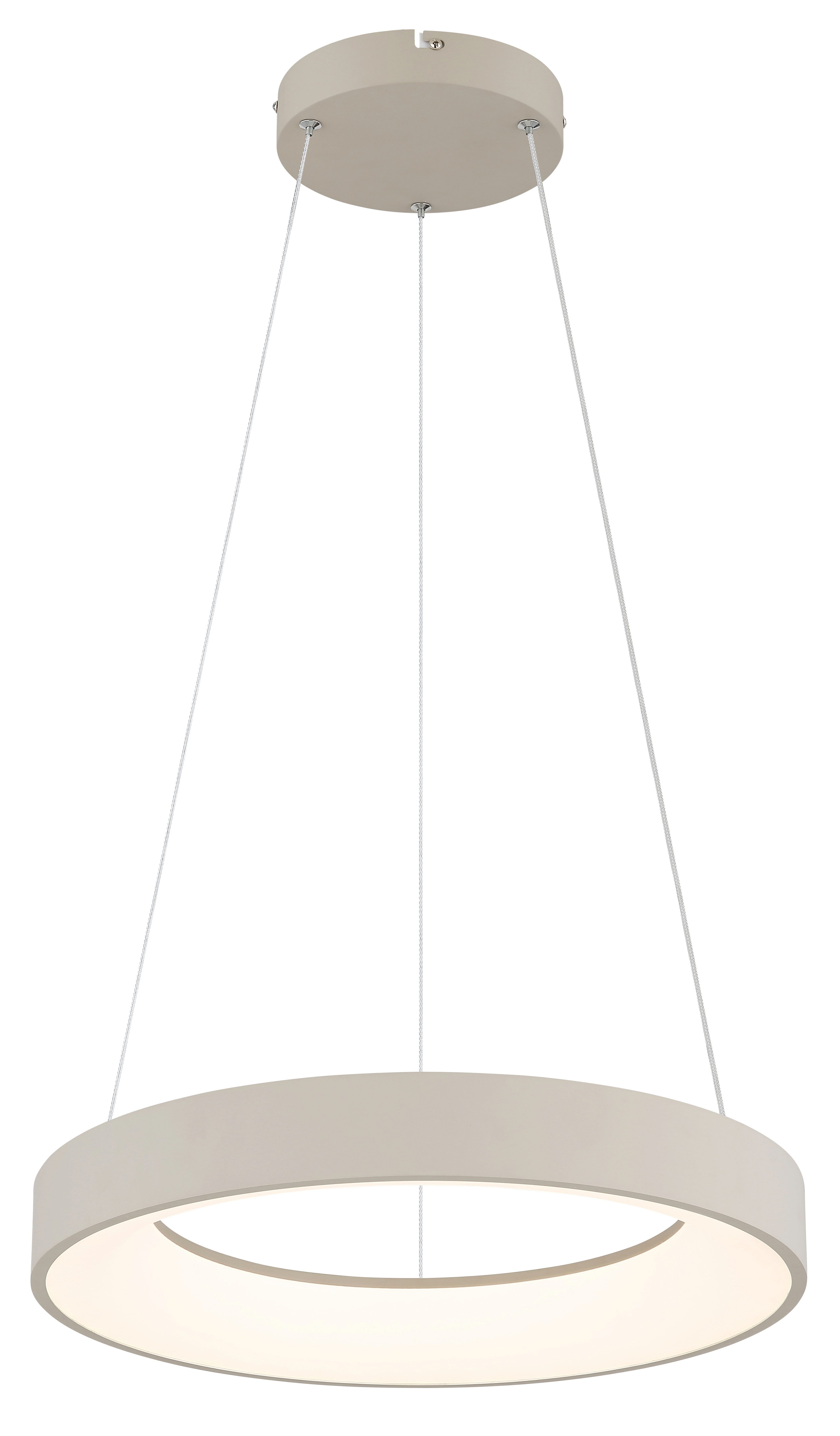 GLOBO LIGHTING Hängeleuchte GALLEGOS, LED fest integriert, LED Hängeleuchte für Esszimmer sandfarben