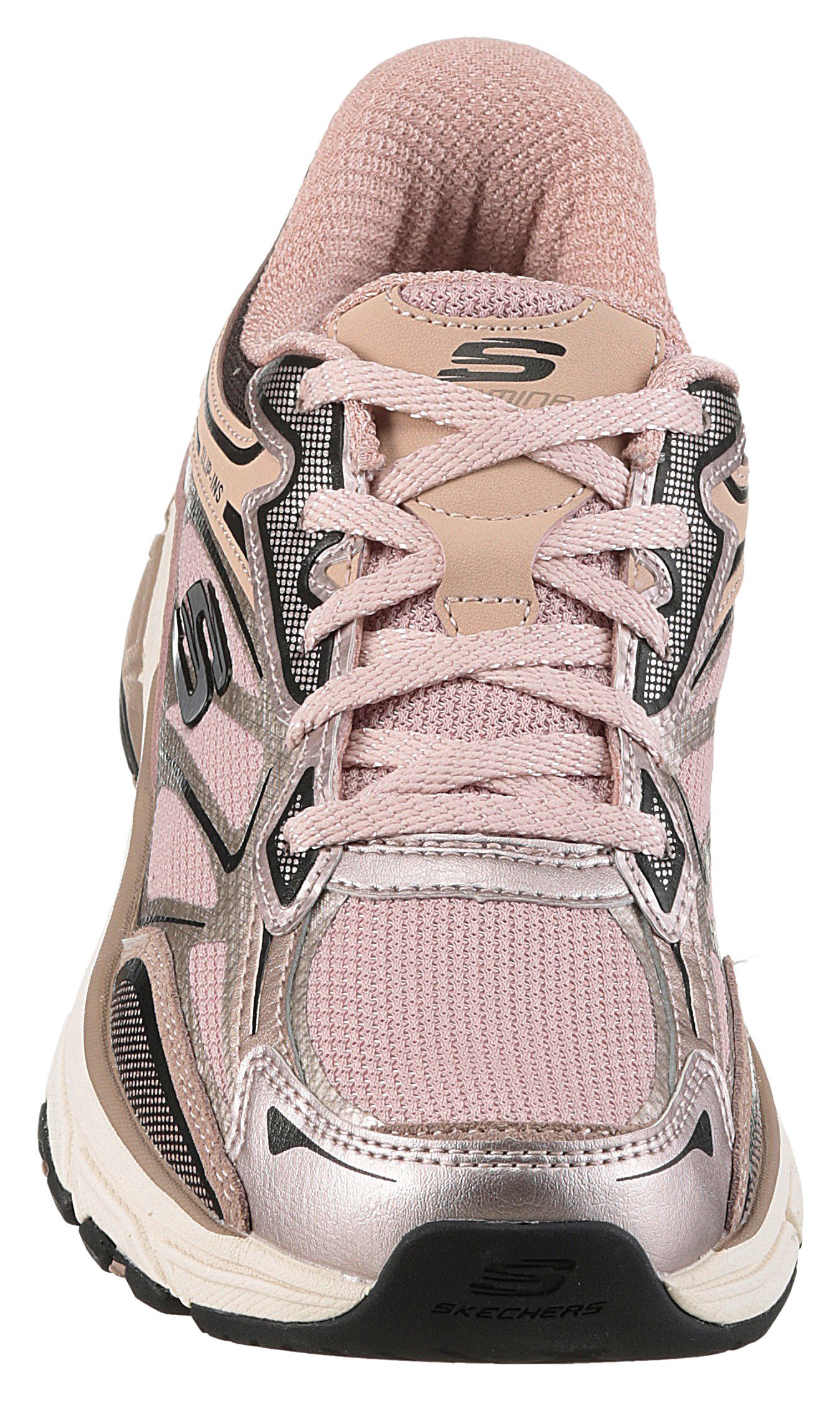 Skechers STAMINA SPORT Slip-On Sneaker Retro Sneaker, Schnürschuh mit Metallic-Besätzen – Bild 5 von 5