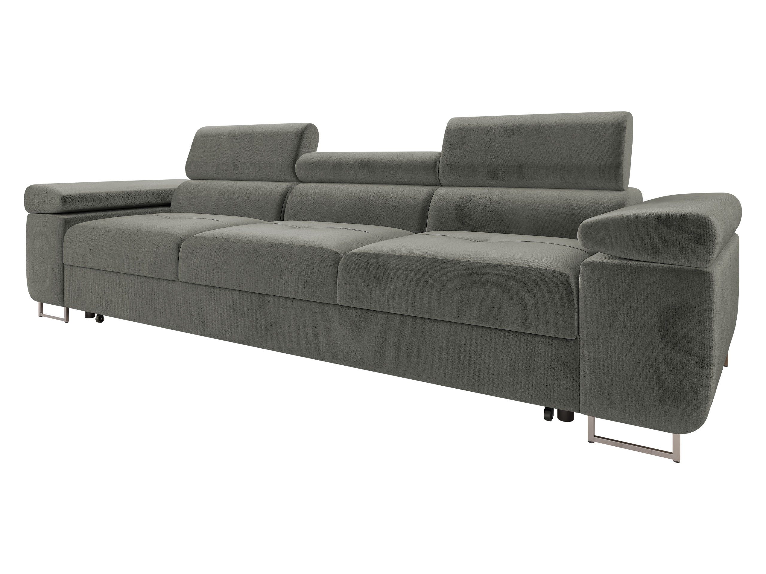 MIRJAN24 Schlafsofa Torezio 3 Bis, mit Schlaffunktion, Einstellbare Kopfstützen, 263x102x70-90 cm