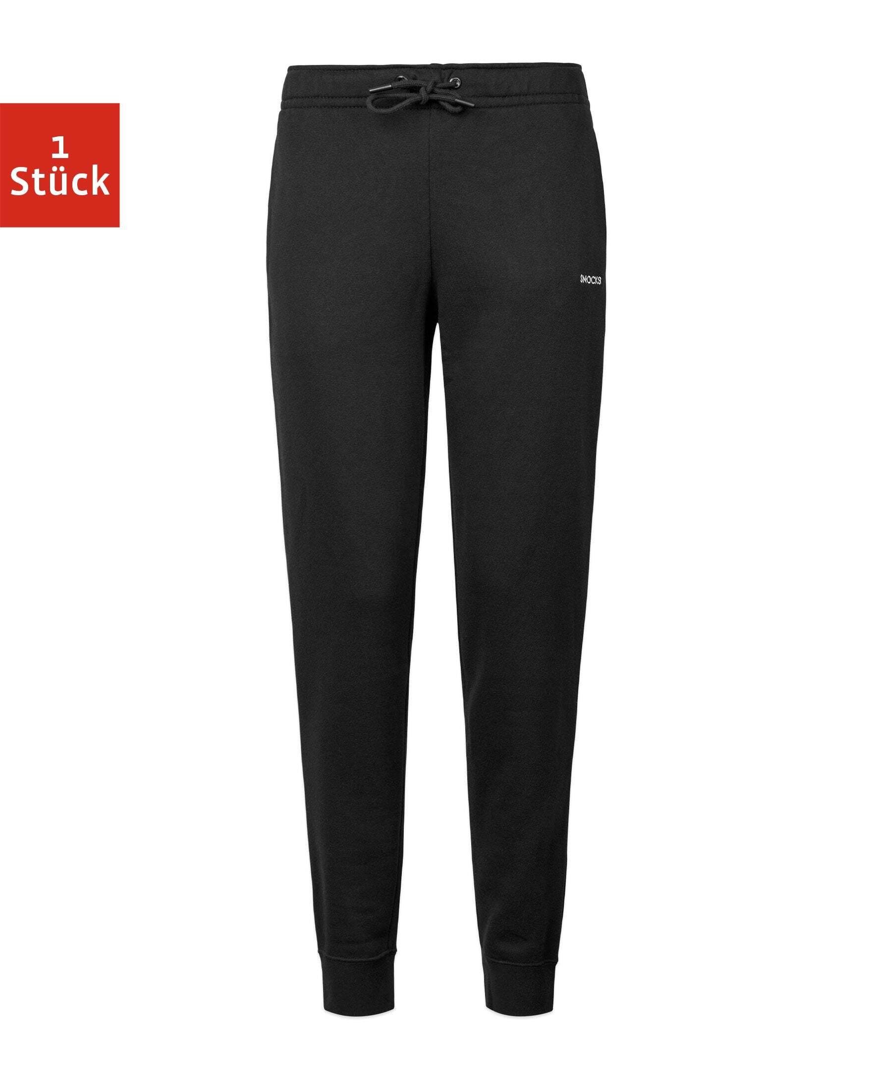 SNOCKS Highwaist Leggings Jogginghose Damen Sweatpants (1-tlg) weich von innen, mit Rippbund am Beinsaum