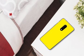MuchoWow Handyhülle Gelb - Zitrone - Neon - Farben, Phone Case, Handyhülle OnePlus 7, Silikon, Schutzhülle