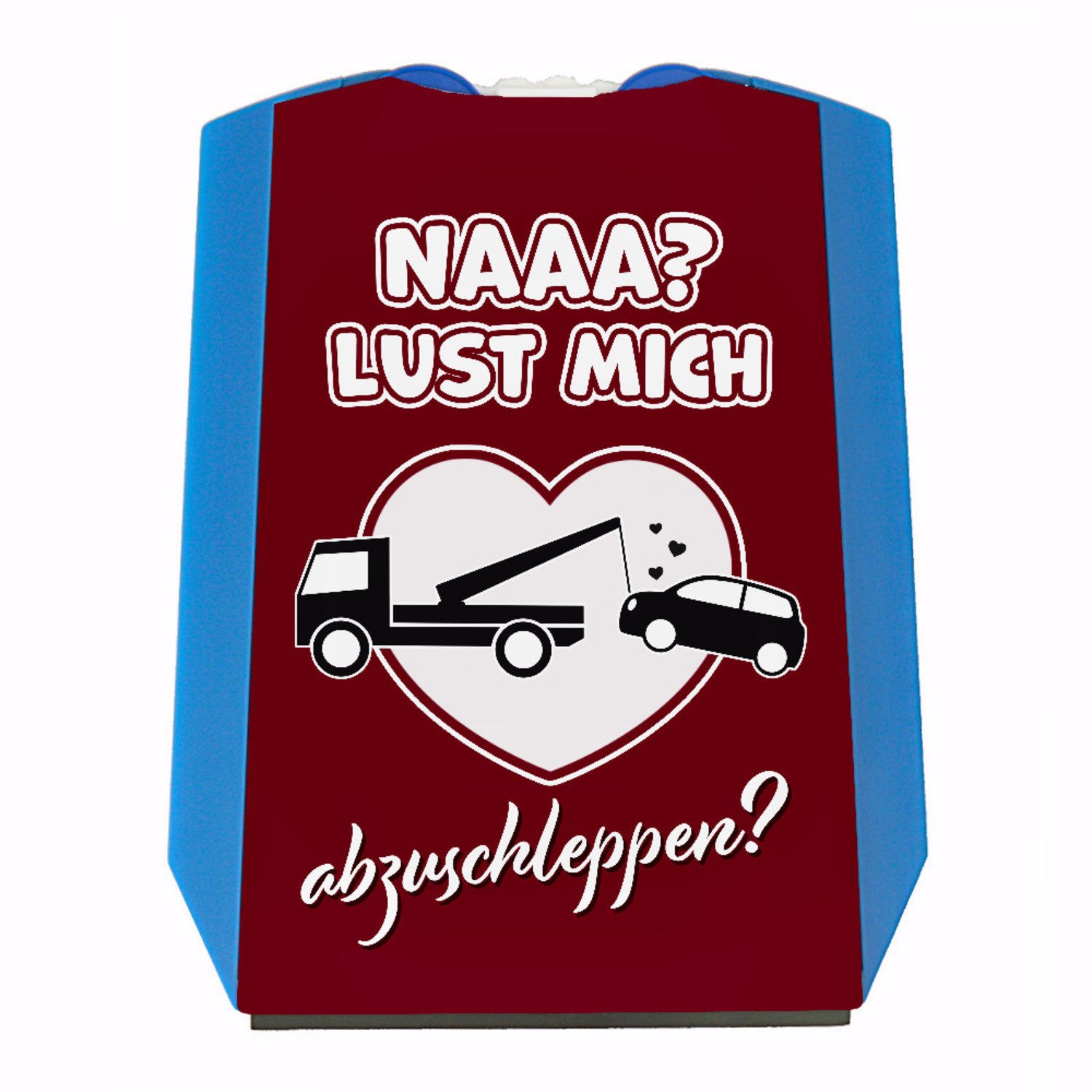 Parkscheibe Lust mich abzuschleppen Parkscheibe mit Abschleppsymbol und 2