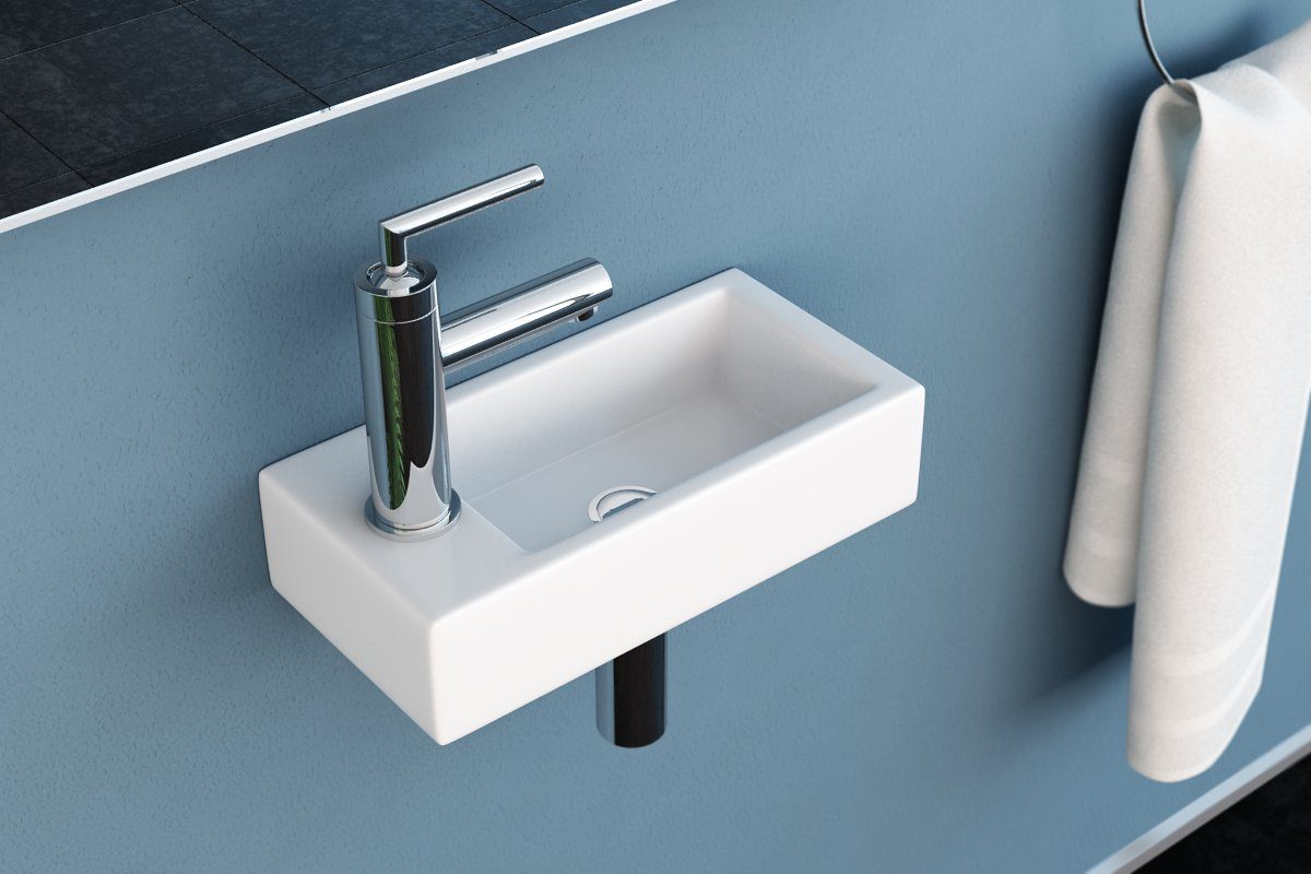 NEG Waschbecken NEG Hänge-Waschbecken Uno41H extra klein mit Monta (41H), M günstig online kaufen