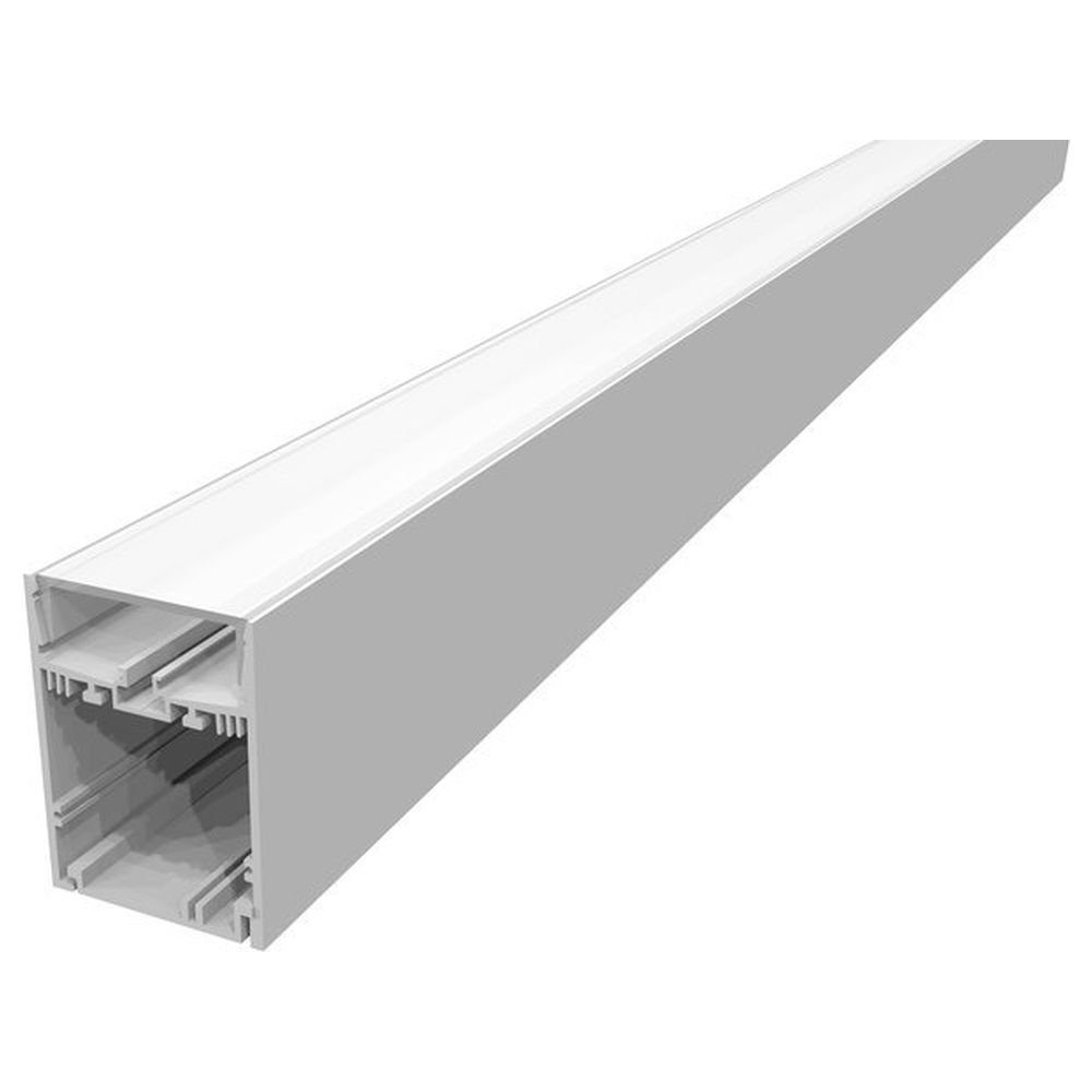 1,5m, SLV Grazia LED-Stripe-Profil LED Schienenprofil Profilelemente Streifen Weiß 60 1-flammig, in