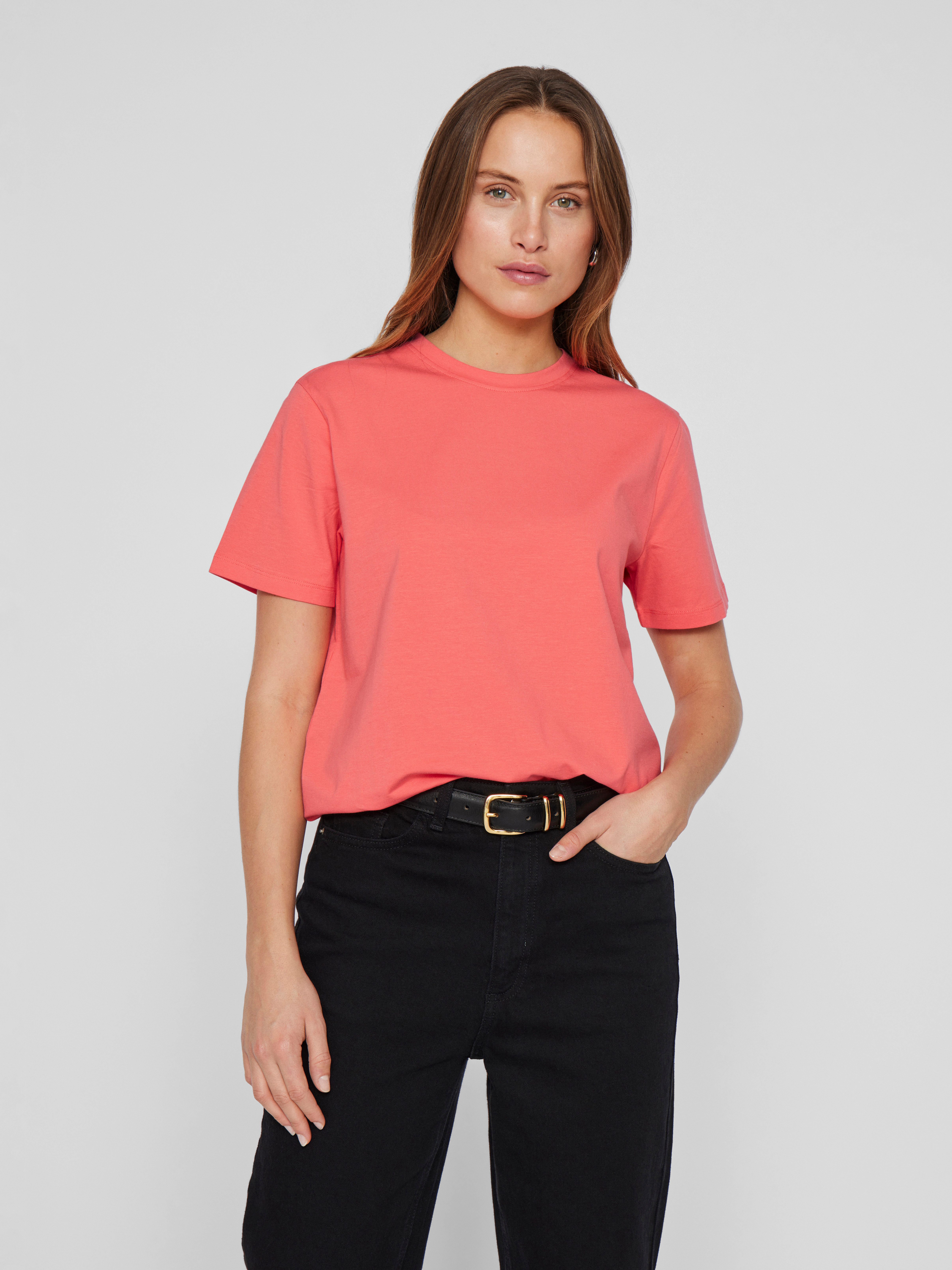 Vila Kurzarmshirt VINORA S/S T-SHIRT - günstig online kaufen