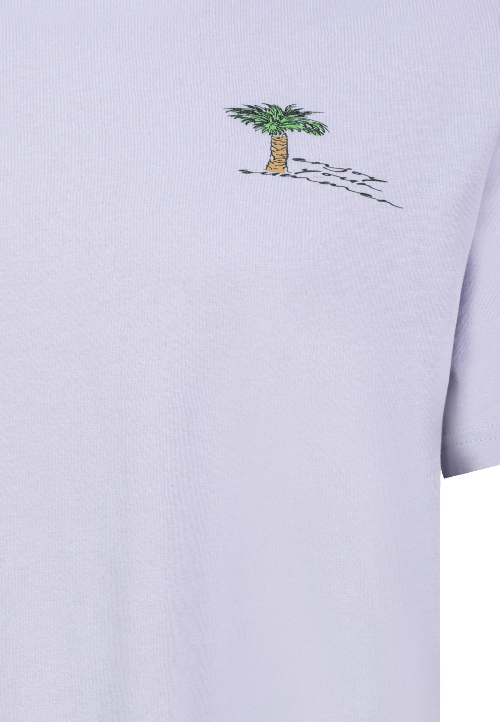 Eight2Nine T-Shirt Herren T-Shirt mit Backprint Relaxed-Fit Shirt, großes Motiv hinten, kleiner Print vorne