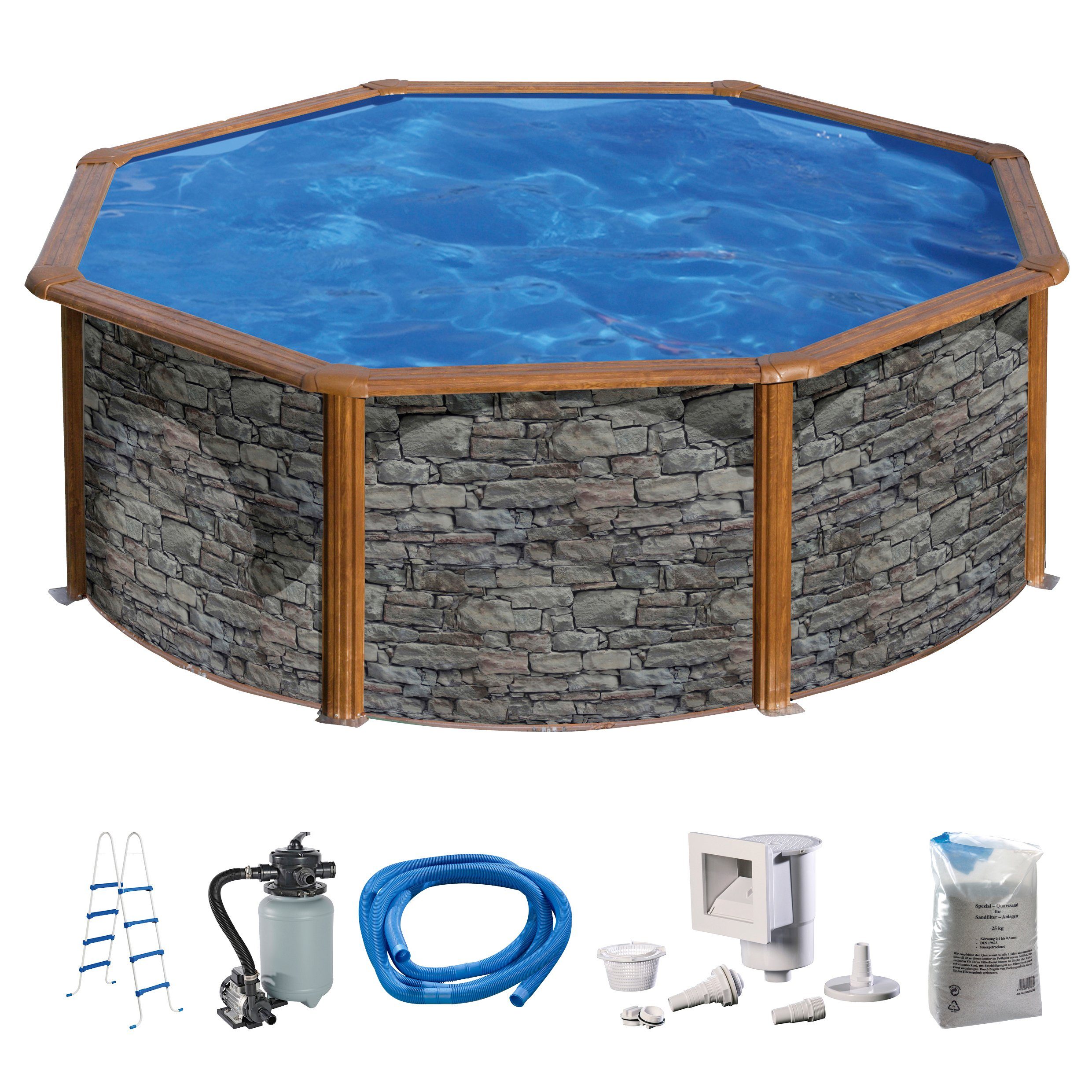 KONIFERA Rundpool MALAGA 2 (Set, 5-tlg), günstig online kaufen