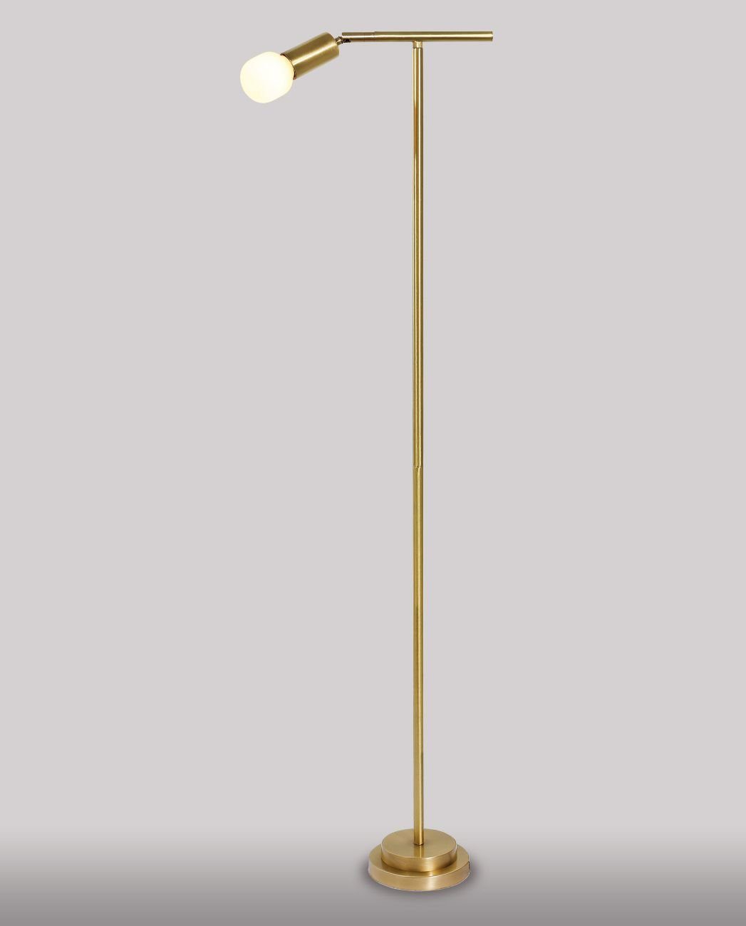 Licht-Erlebnisse Stehlampe »MILO«, Standleuchte Retro Design Echt-Messing  verstellbar in Bronze hell online kaufen | OTTO
