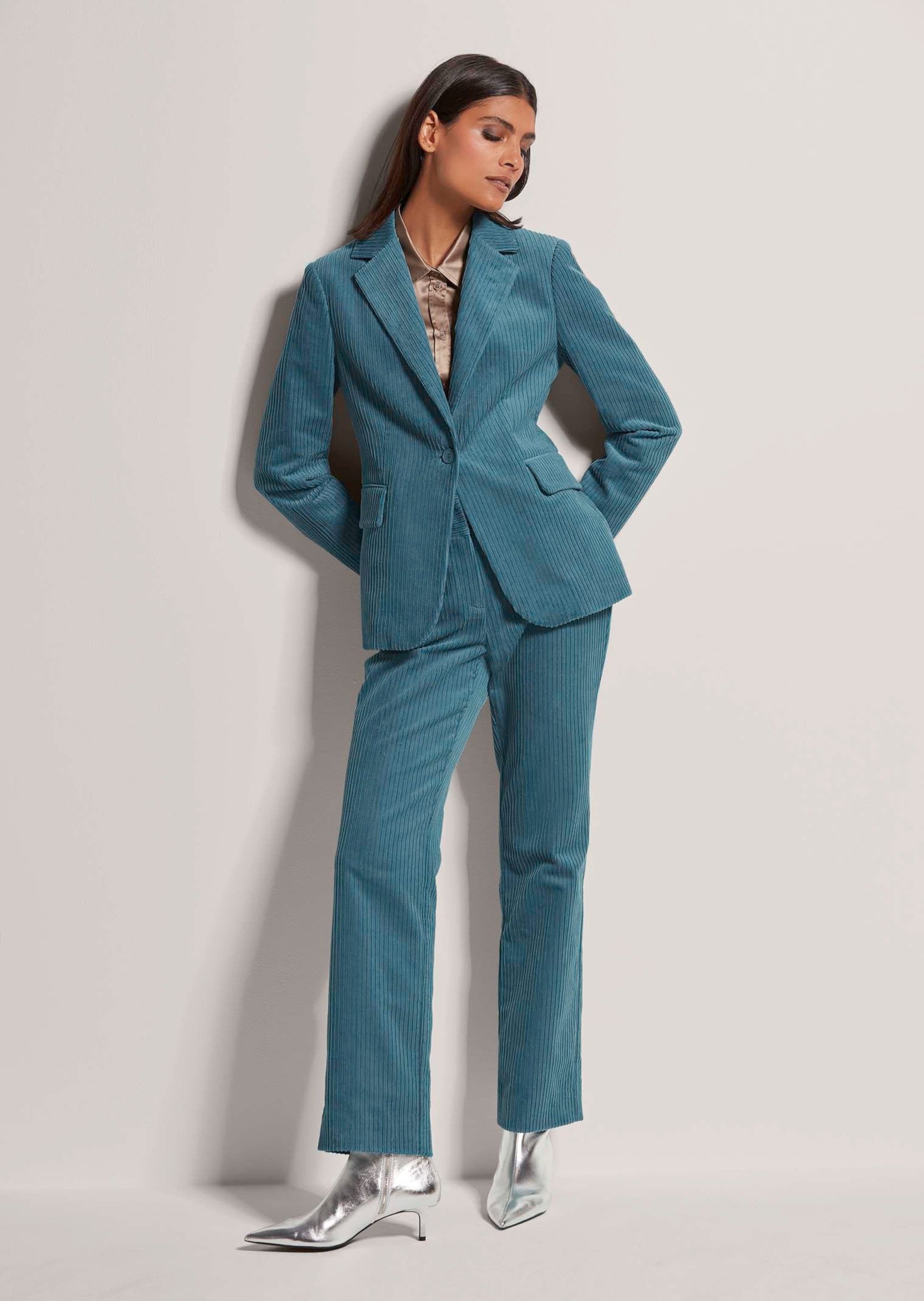 MADELEINE Kurzblazer Klassischer Cordblazer mit Reverskragen Blazer in klas günstig online kaufen