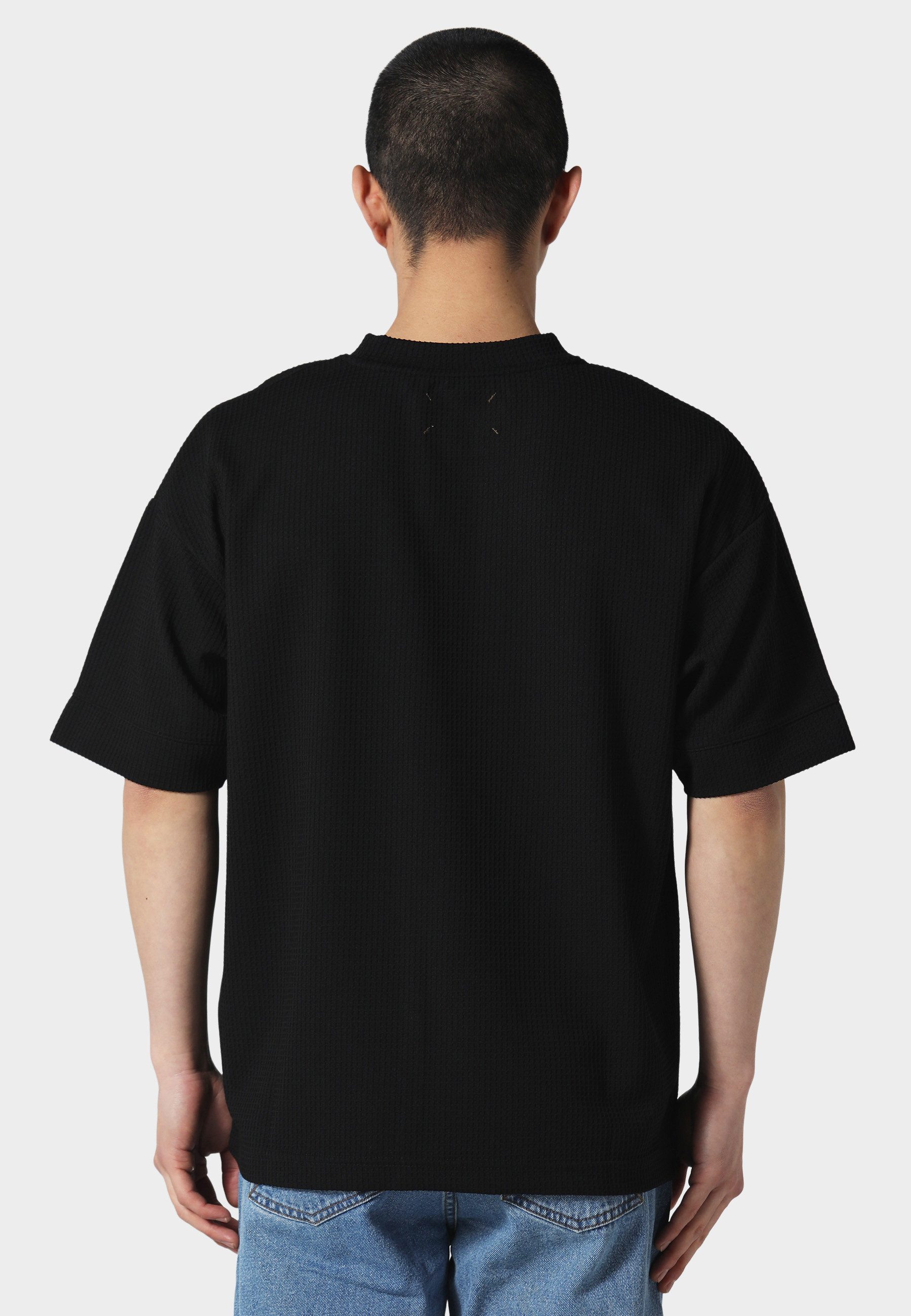 Pas De Monaco T-Shirt Pas De Monaco WAFFLE T-SHIRT (1-tlg)