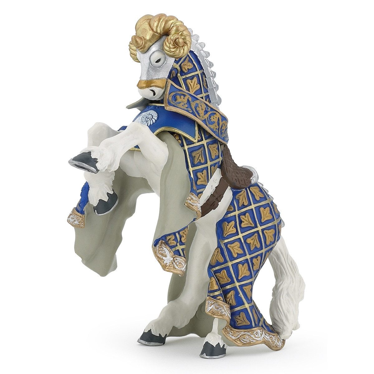 papo Spielfigur Spielfigur Pferd des Waffenmeisters Widder 9cm