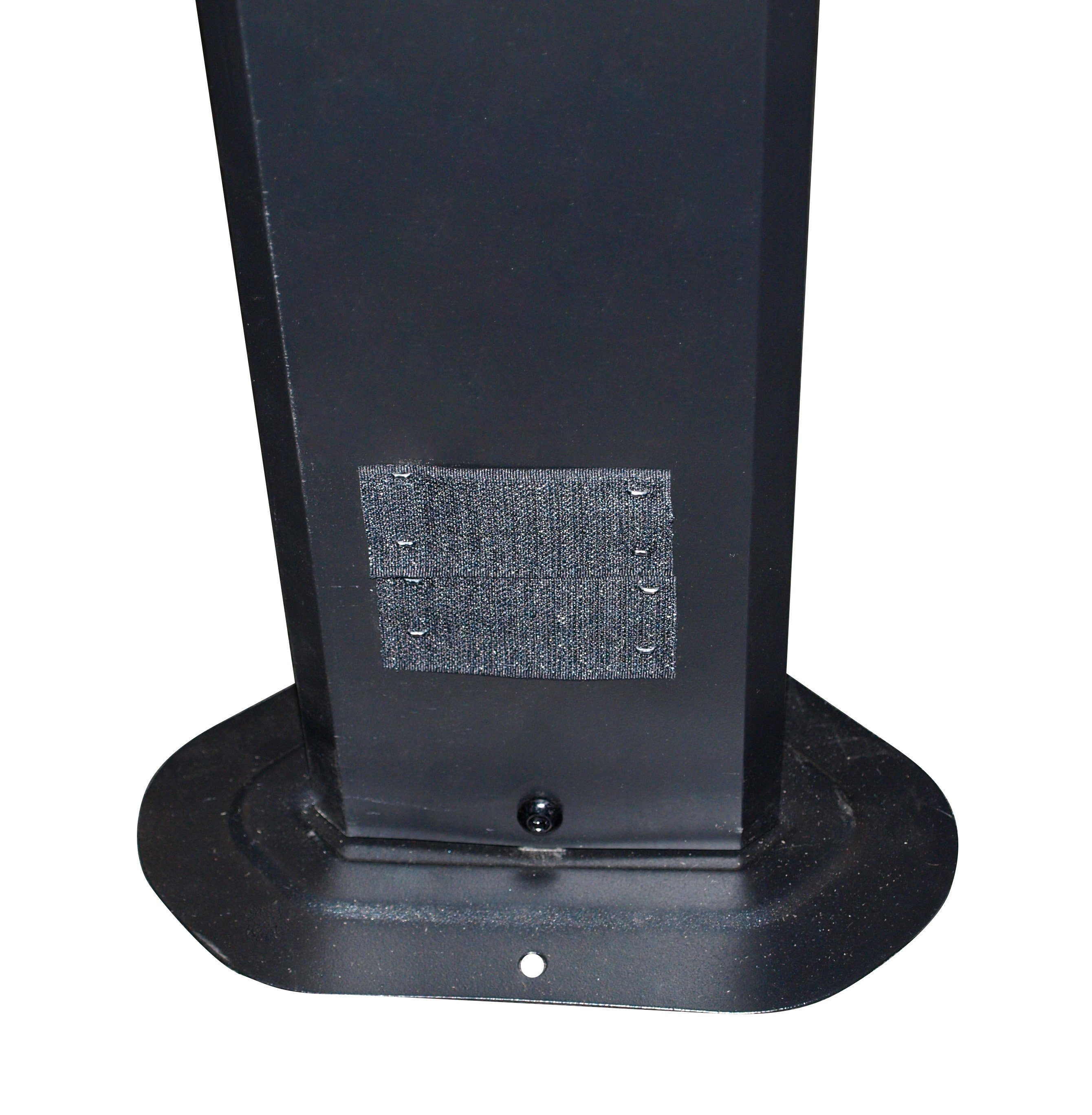 DEGAMO Pavillon NOVARA, mit 4 Seitenteilen, (inkl. Seitenteile), 3x3 Meter, Aluminium schwarz, Dach verzinkter Stahl