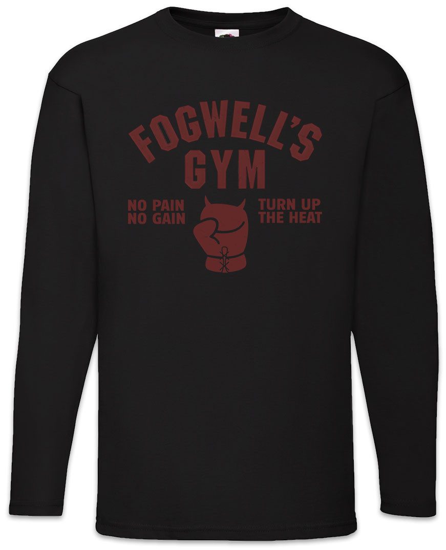 Langarmshirt Fogwell's Gym Langarm T-Shirt Murdock Symbol DD Company Hells Logo