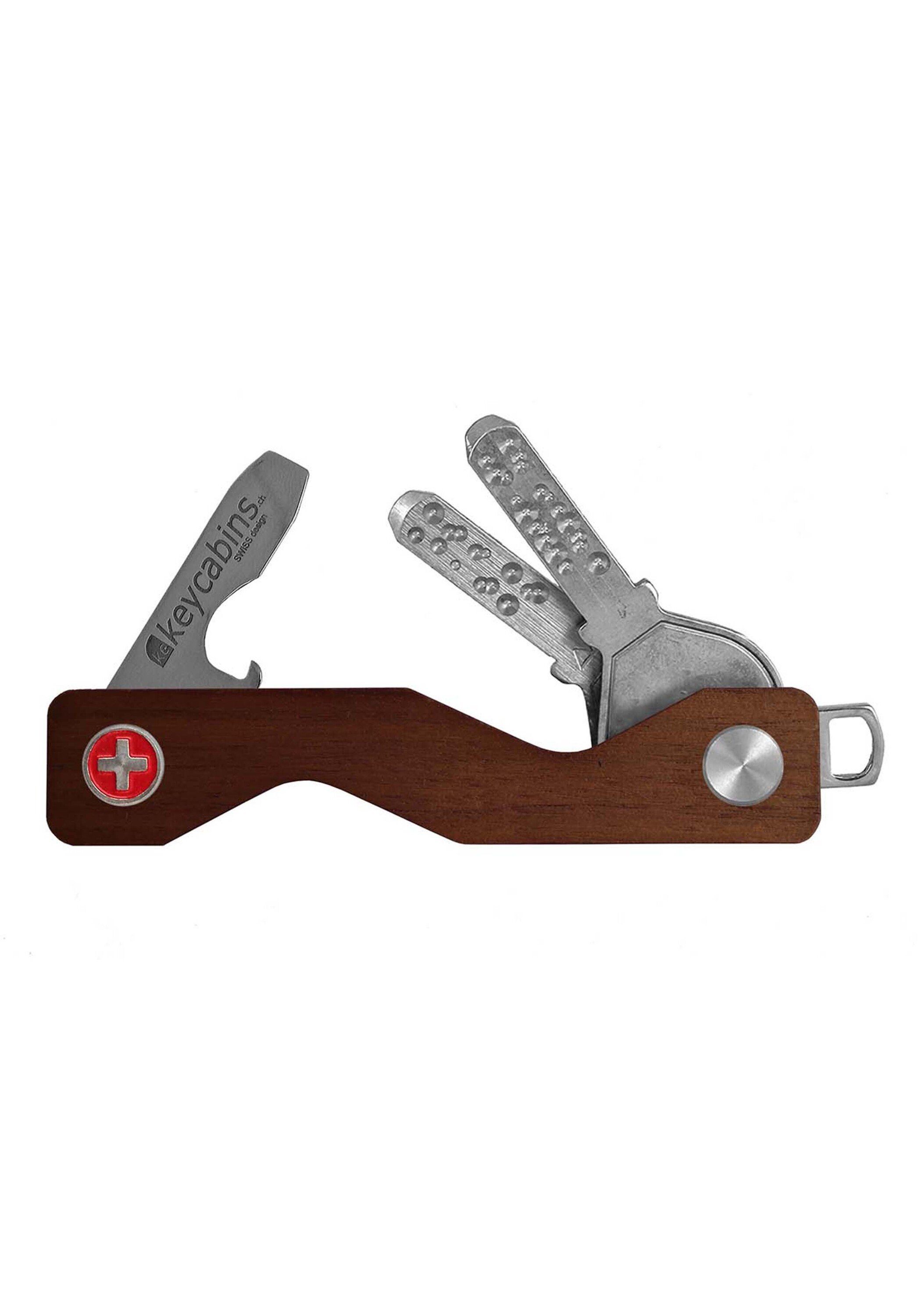 KEYCABINS Schlüsselanhänger Wood S3 SWISS made mehr