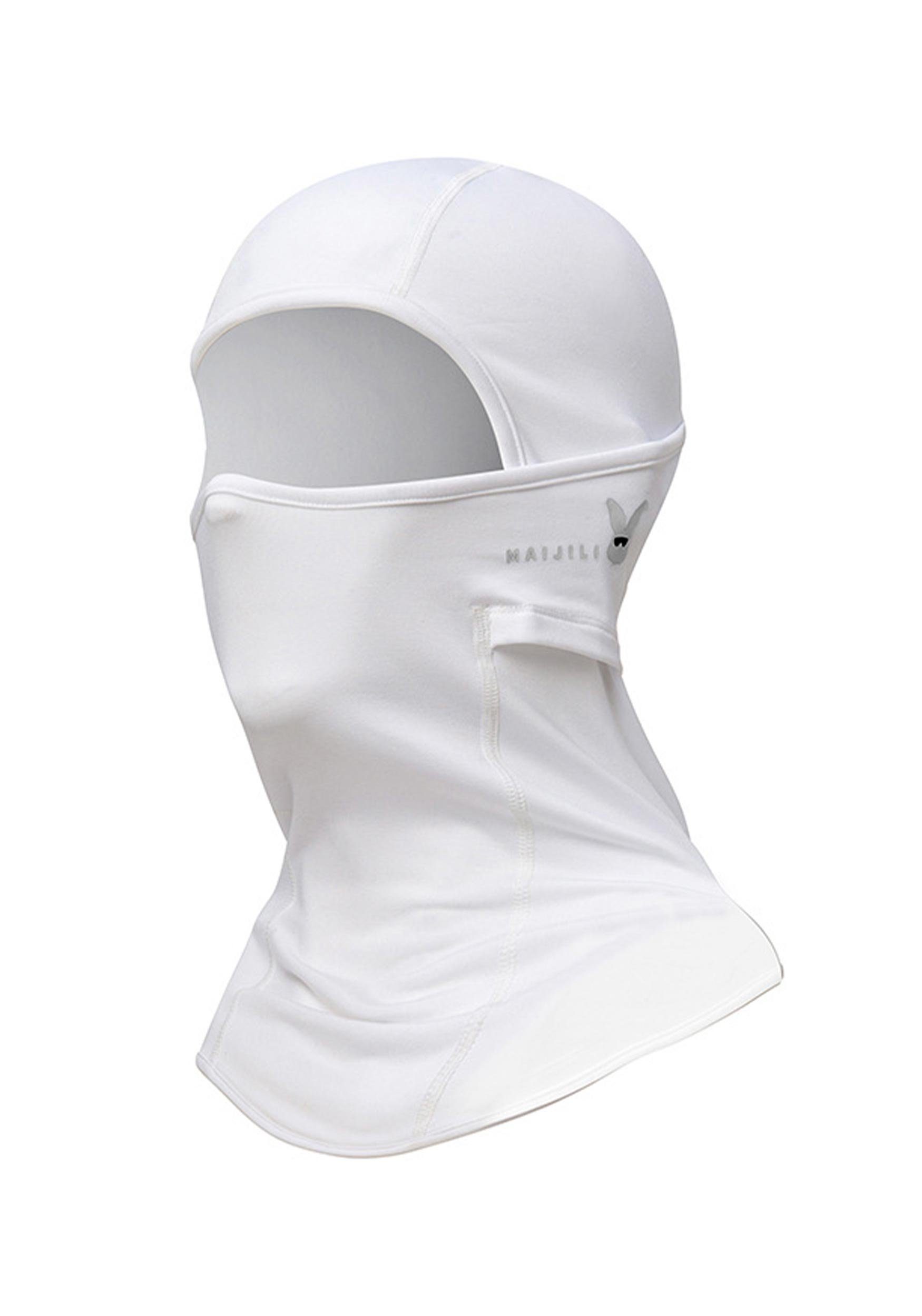 MAGICSHE Sturmhaube Skimaske für Umfassenden Schutz Widersteht UV-Strahlen Weiß