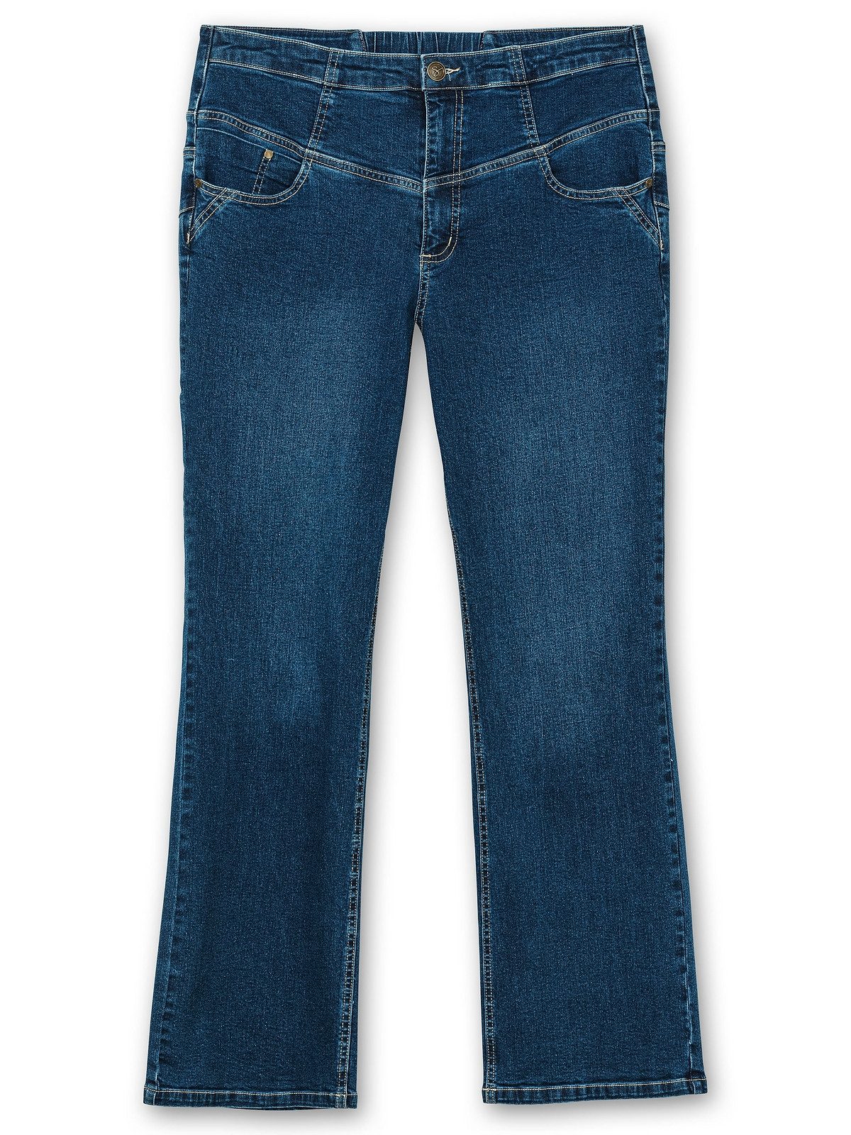 Sheego Stretch-Jeans Große Größen mit hohem Bund, im Curvy-Schnitt ANNE