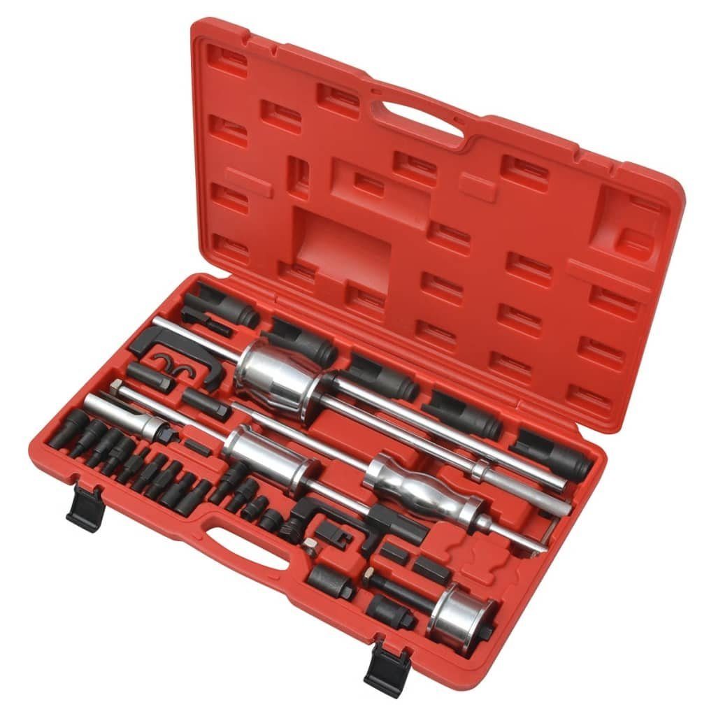 vidaXL Diesel-Einspritzdüsen-Abzieher Stahl Set Werkzeugset