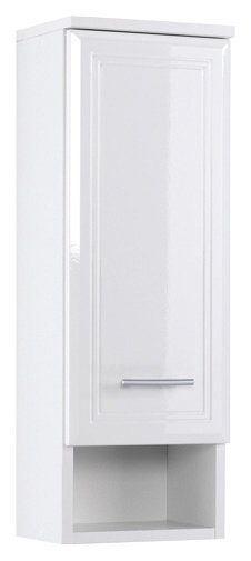 welltime Hängeschrank Neapel Breite 25 cm, mit Hochglanzfronten und eleganter Fräsung
