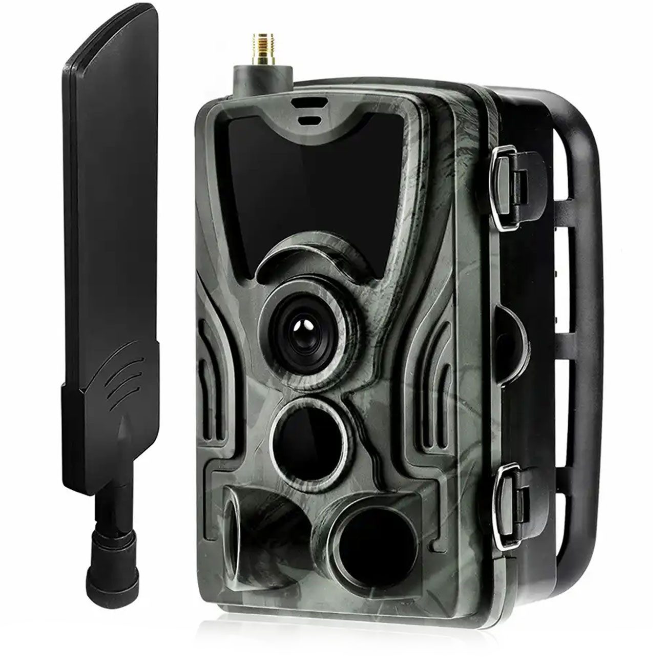 Denver Wildkamera 4G Wildkamera 2K, Live-App via SIM, PIR, Nachtsicht, IP65 Outdoor (1-tlg., 1er-Set & 2er-Set, 4G 2K Wildkamera mit Tuya App, PIR-Sensor & 120° Weitwinkel IP65)