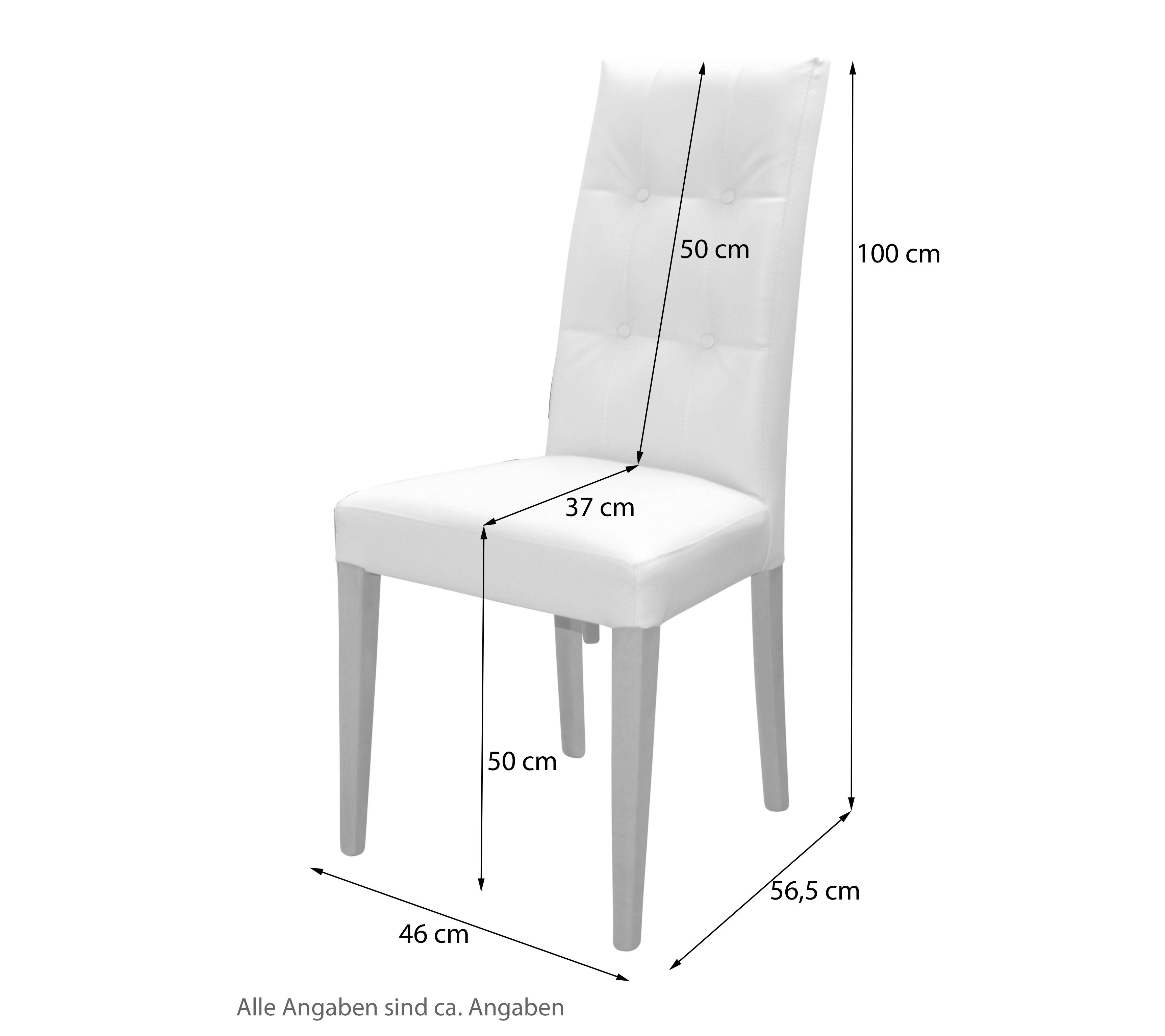 moebel-direkt-online Polsterstuhl Inka (2tlg.-Set)