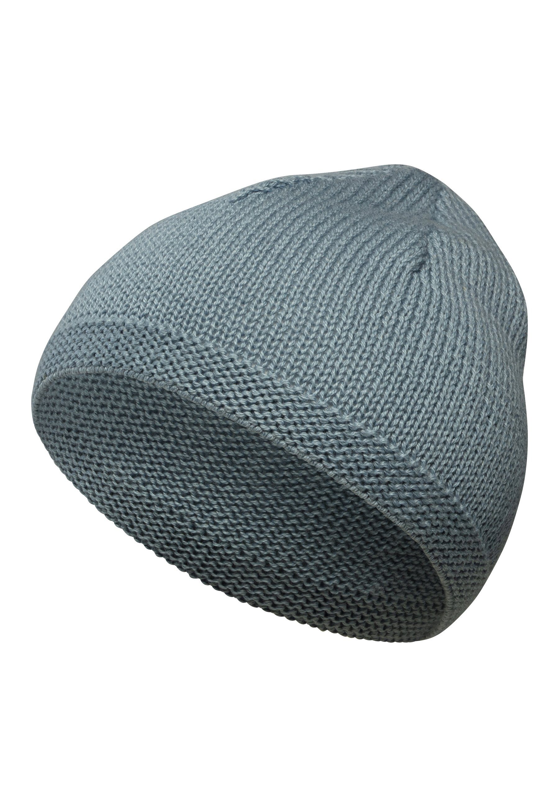 Sterntaler® Strickmütze OCS Strickmütze (1-St) Strick Beanie Kinder aus weicher Baumwolle unifarben von Sterntaler®