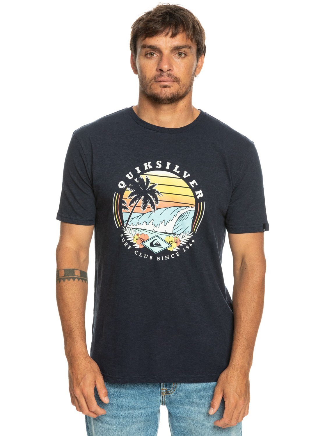 Quiksilver T-Shirt QS Surf Club Navy Blazer