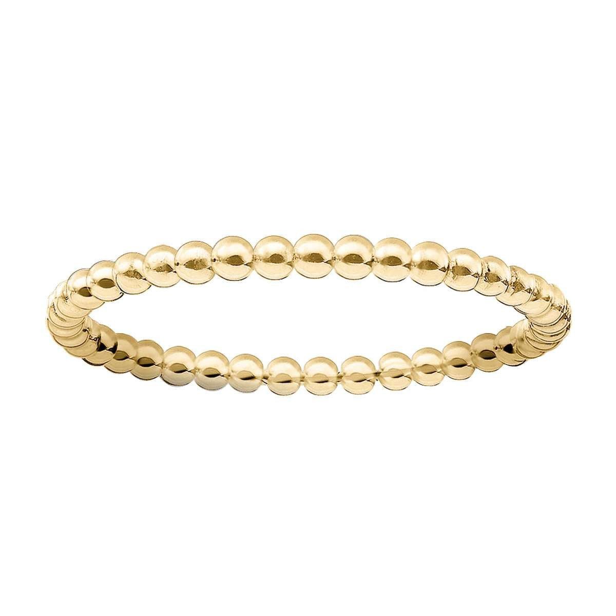 THOMAS SABO Silberring TR2122-413-12, Damenring Kügelchen vergoldet