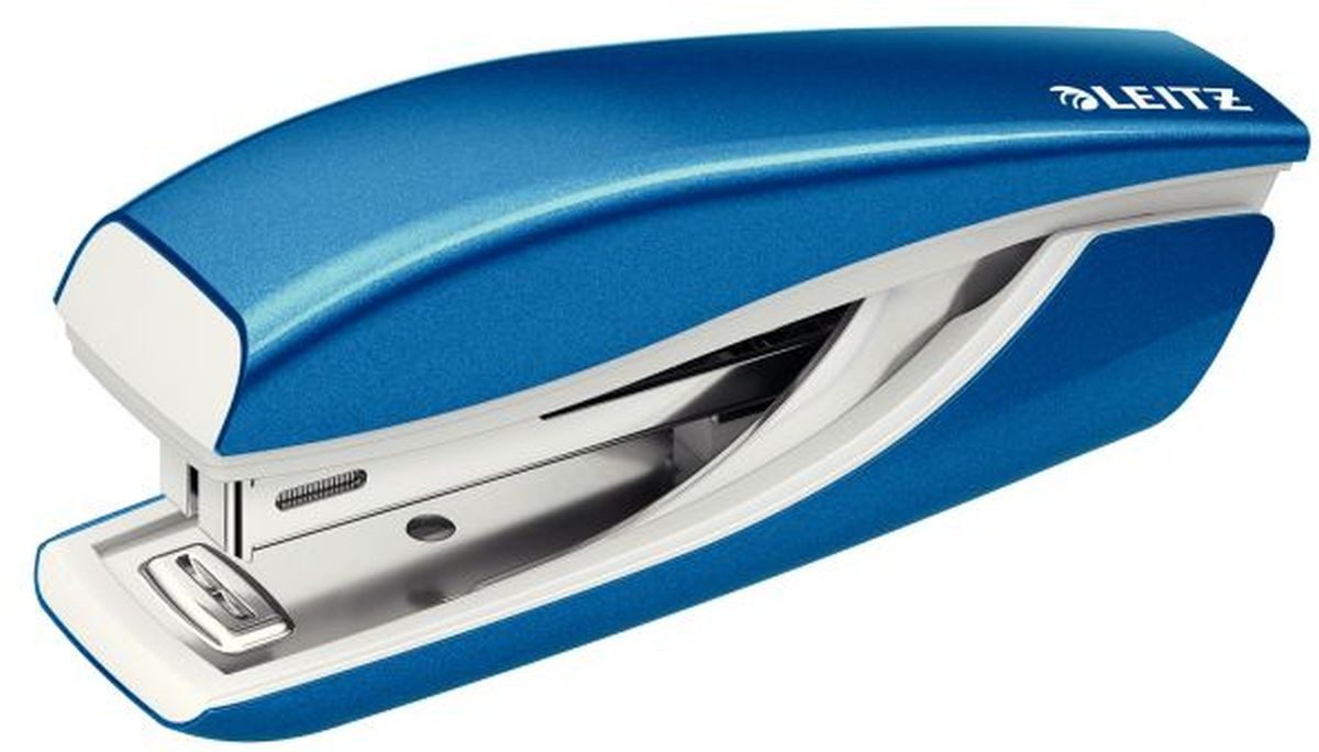 LEITZ Heftgerät Heftgerät Mini Nexxt Wow 10 Blatt blau metallic