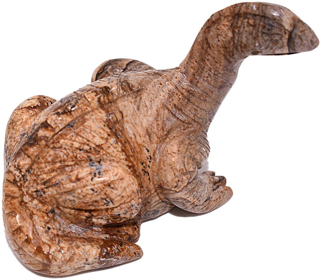 Firetti Tierfigur Schmuck Geschenk Dekofigur (1 St), Anlass Jaspis Dinosaurier Farbstein Weihnachten! zu - Edelstein jedem Geburtstag, Perfekt