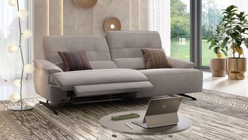 Sofanella 3-Sitzer Dreisitzer PERLO Stoffsofa italienisch Sofa