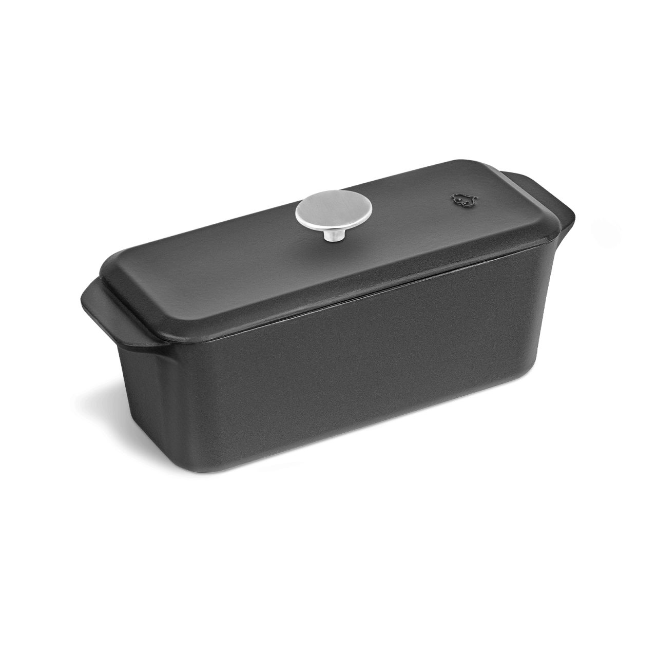 Springlane Kastenform Gusseisen mit Deckel, emailliert, in verschiedenen Farben, (1-tlg), Optimale Hitzeverteilung, robuster Gusseisen-Deckel, bis 250 °C