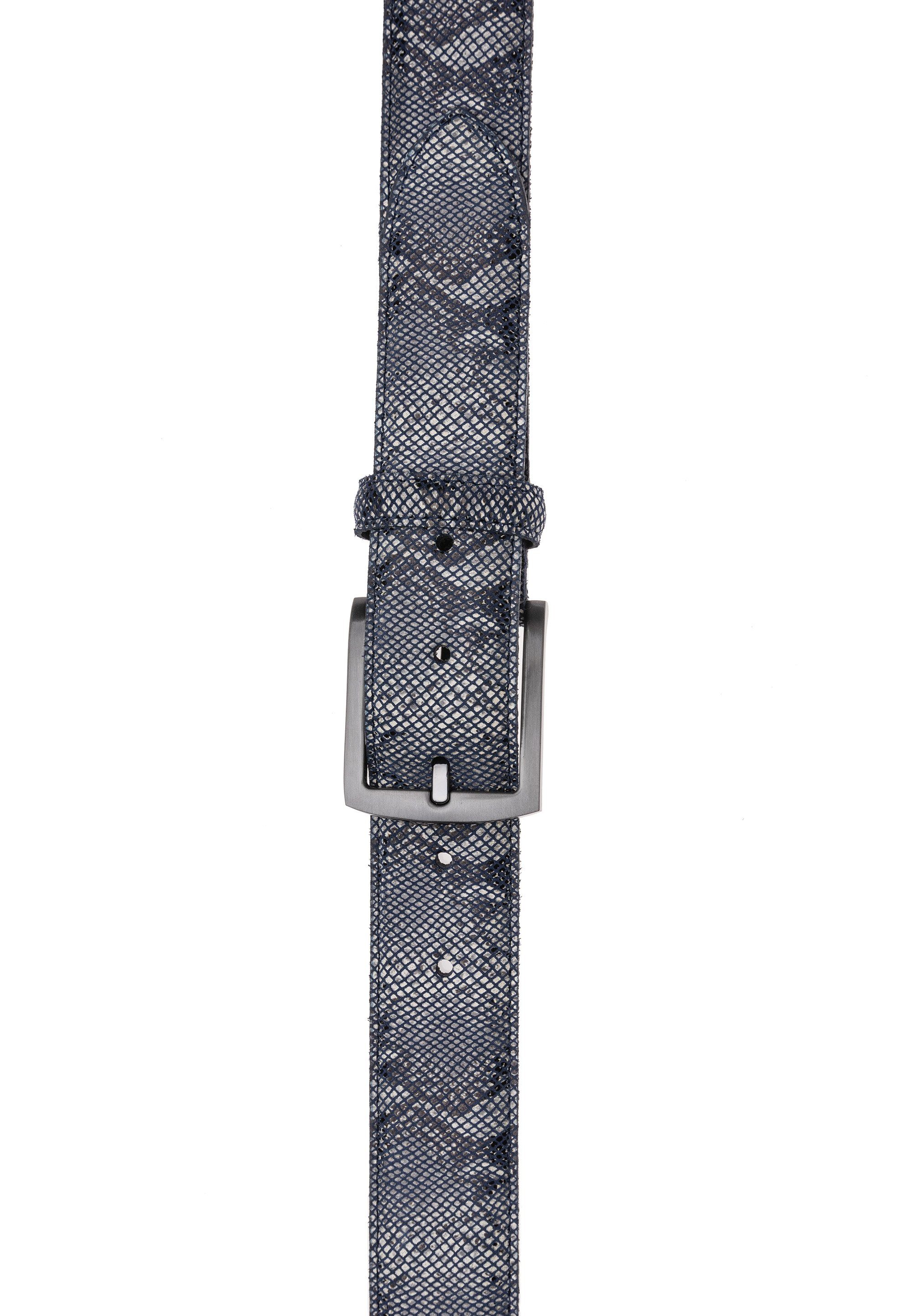 Cassandra Accessoires Ledergürtel "Python" mit exotischer Reptilprägung, ECHT LEDER