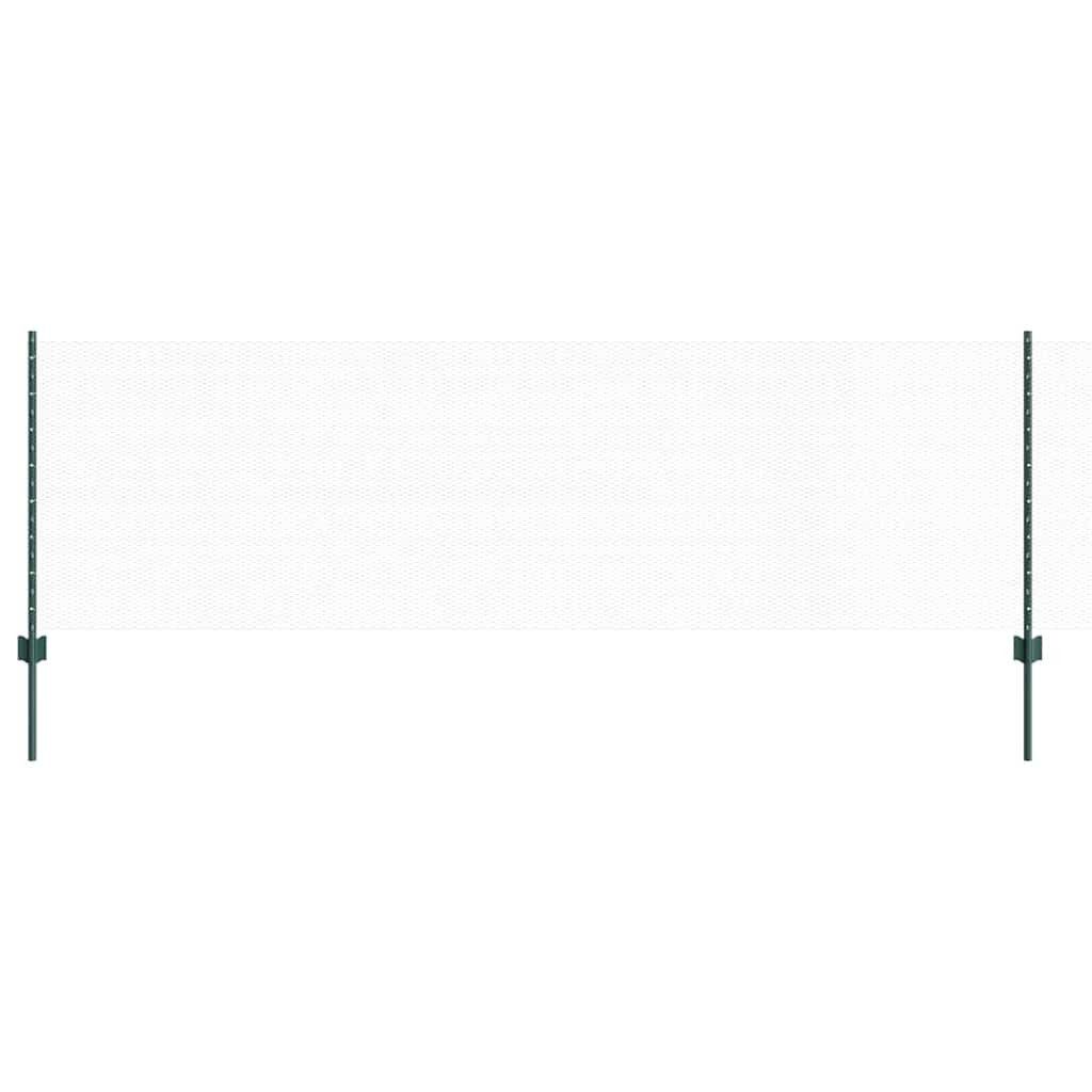 vidaXL Gartenzaun Zaun mit Pfosten Grün günstig online kaufen