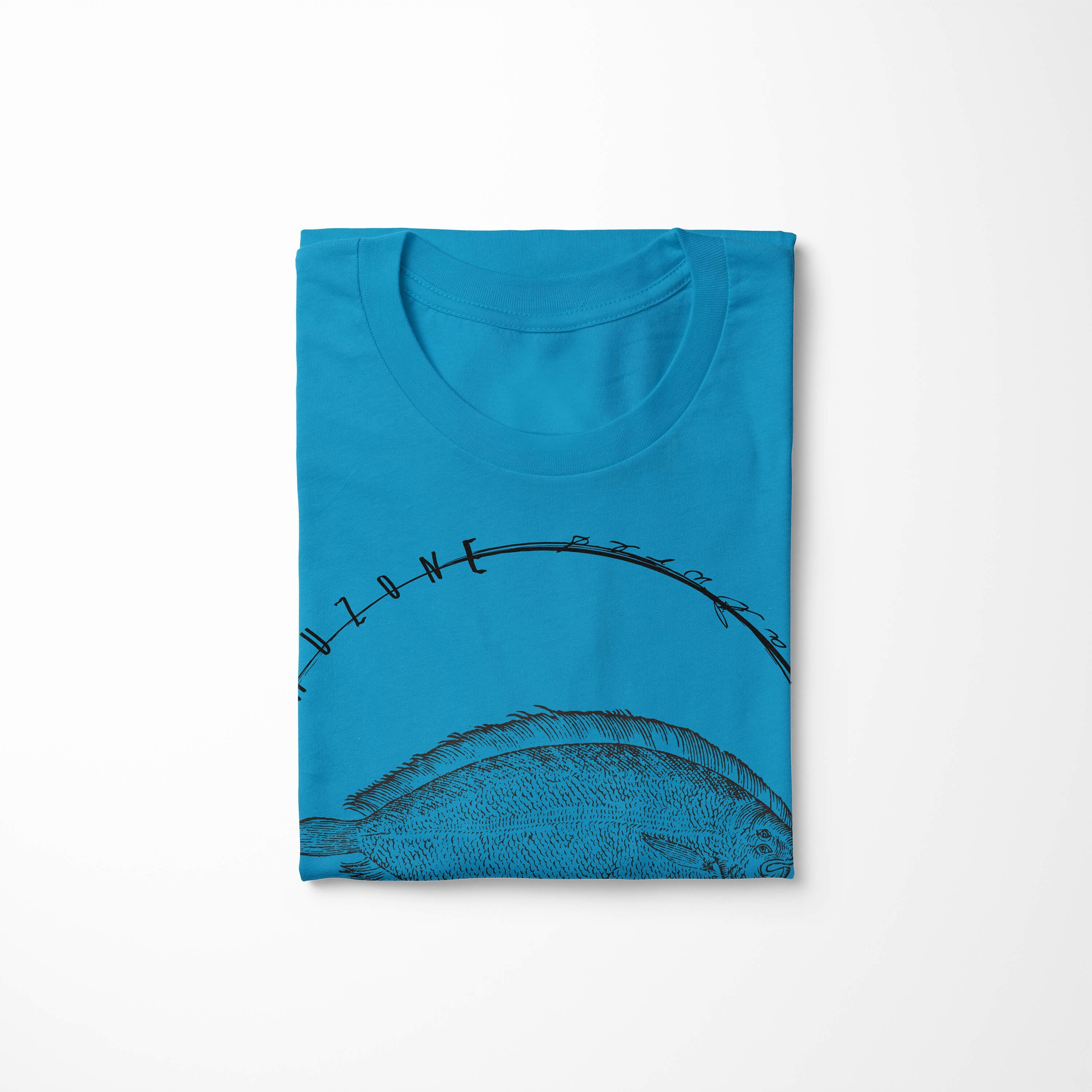 Art feine Fische Struktur Sea und Atoll Schnitt Sinus T-Shirt Tiefsee - Sea T-Shirt Creatures, / 079 Serie: sportlicher