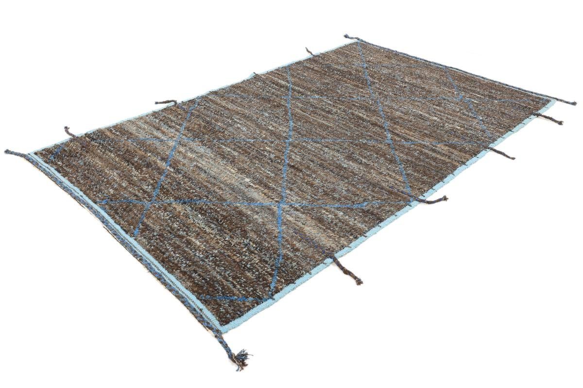 Moderner rechteckig, Handgeknüpfter Orientteppich Trading, Nain 157x256 mm Berber Höhe: Maroccan Design 20 Orientteppich,