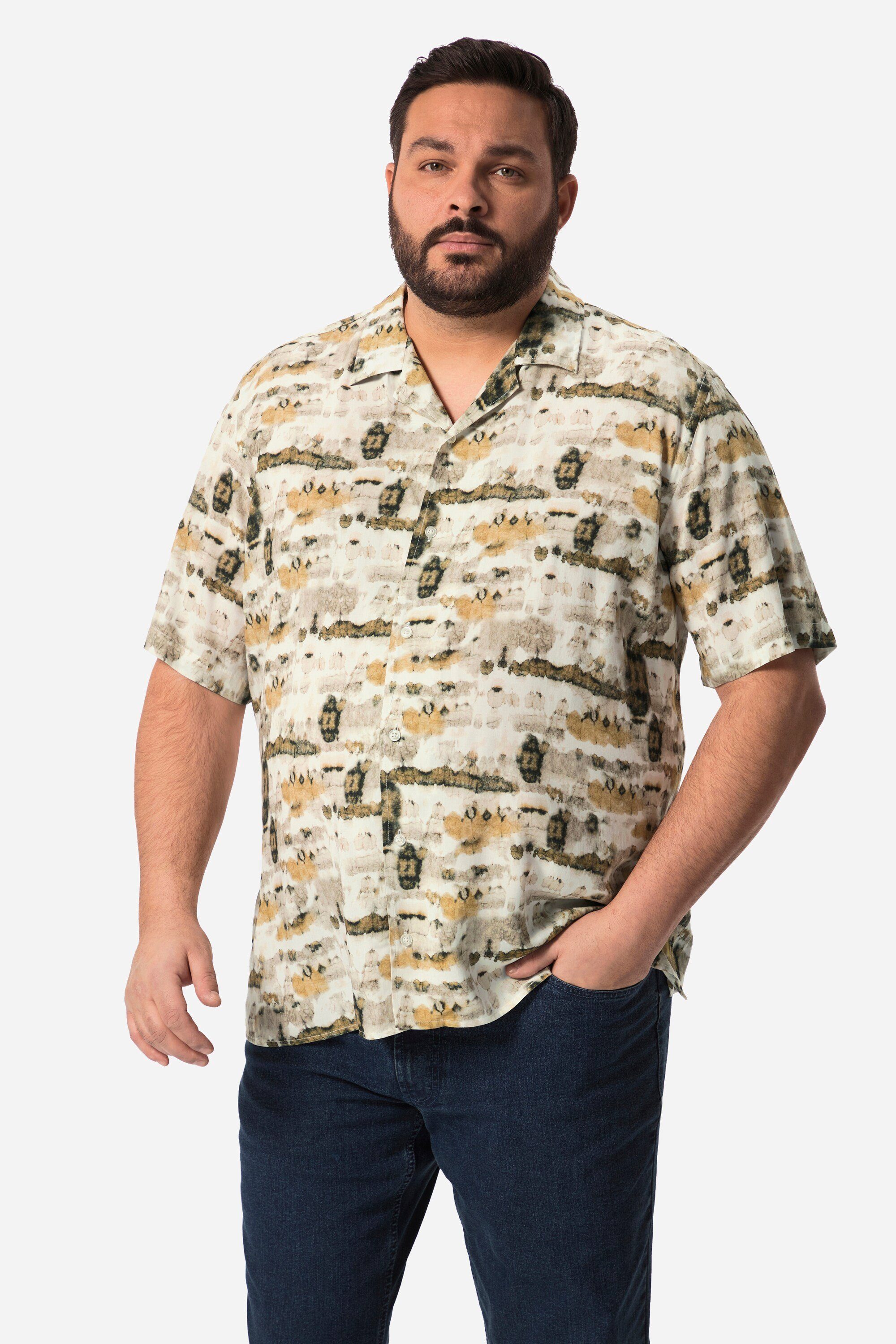 Kurzarmhemd Men+ Hemd Halbarm Cuba Kragen kastiger Fit
