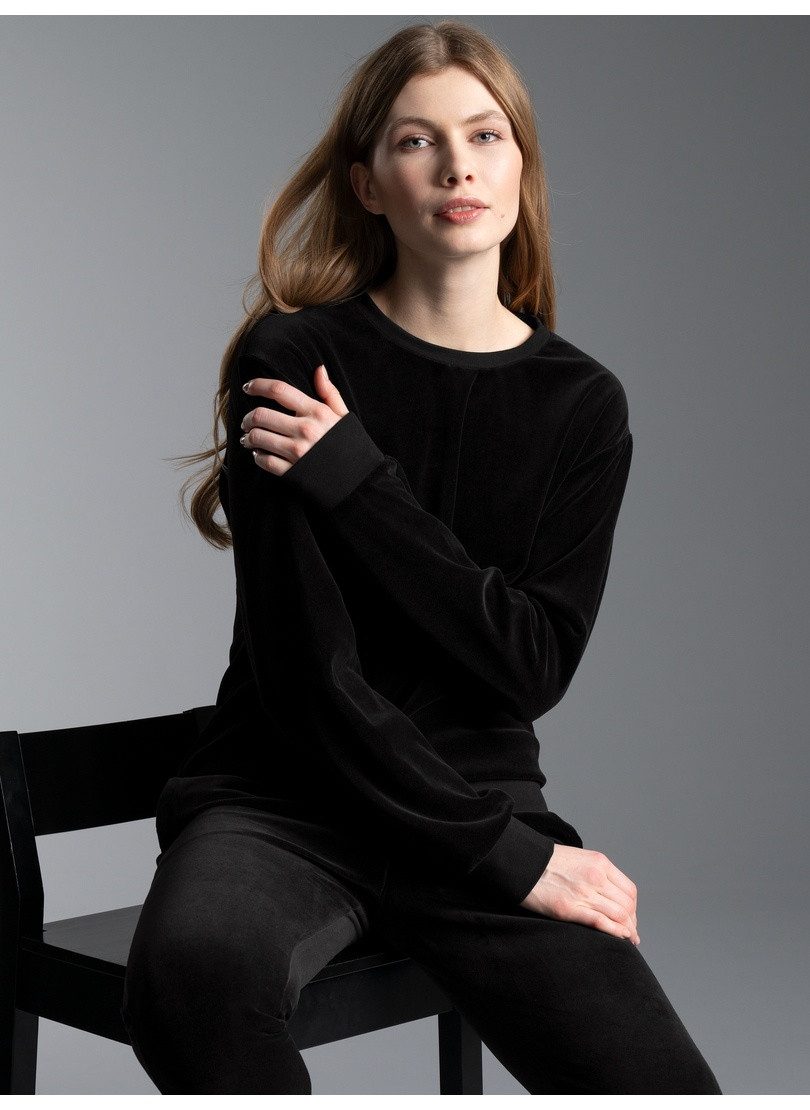 Trigema Sweatshirt TRIGEMA Nicki-Shirt