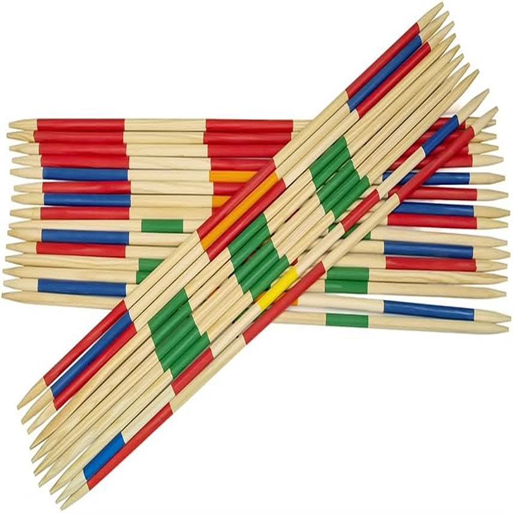 Carromco Spiel ORIGINAL Riesenmikado – Outdoorspiel aus Kiefernholz, Holzspielzeug für Kinder, Jugendliche & Erwachsene